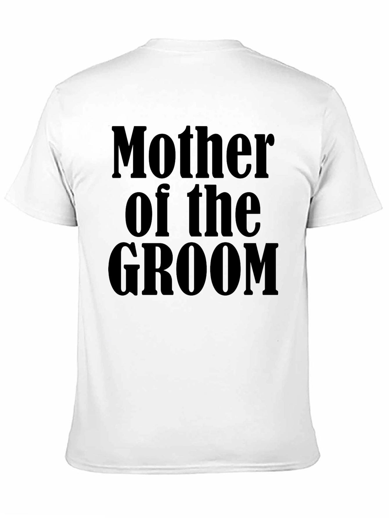 Mother of the Groom T-Shirt - Black Wedding Tee
