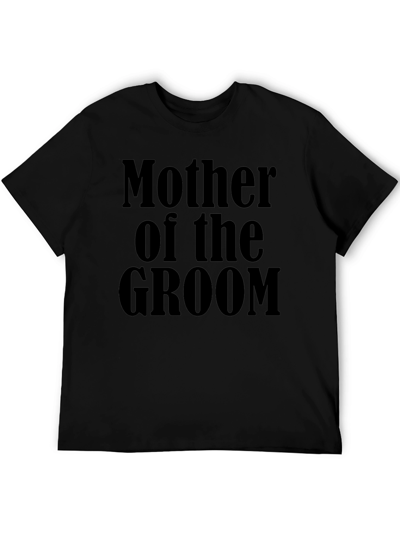 Mother of the Groom T-Shirt - Black Wedding Tee