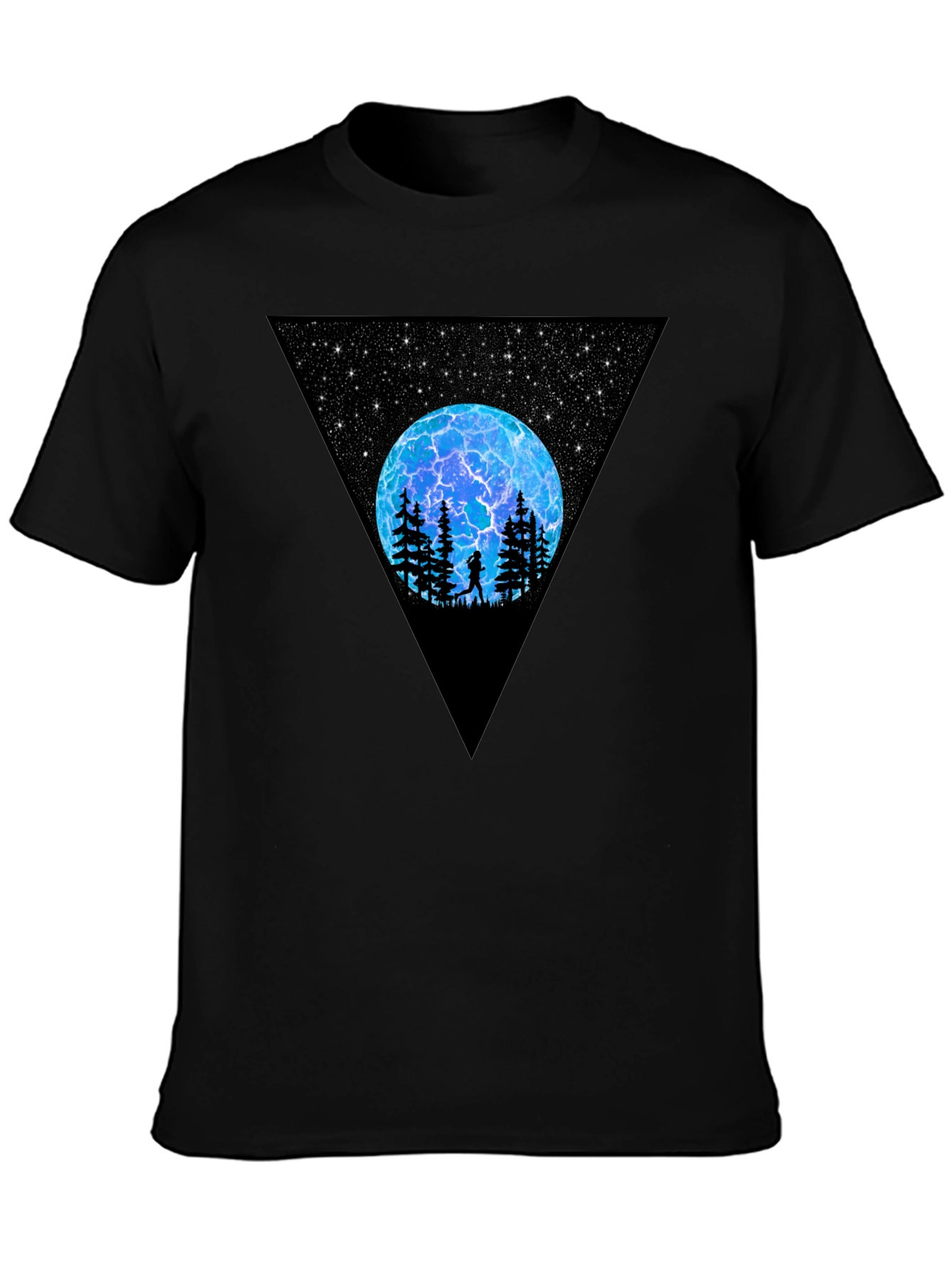 Cosmic Triangle Graphic T-Shirt