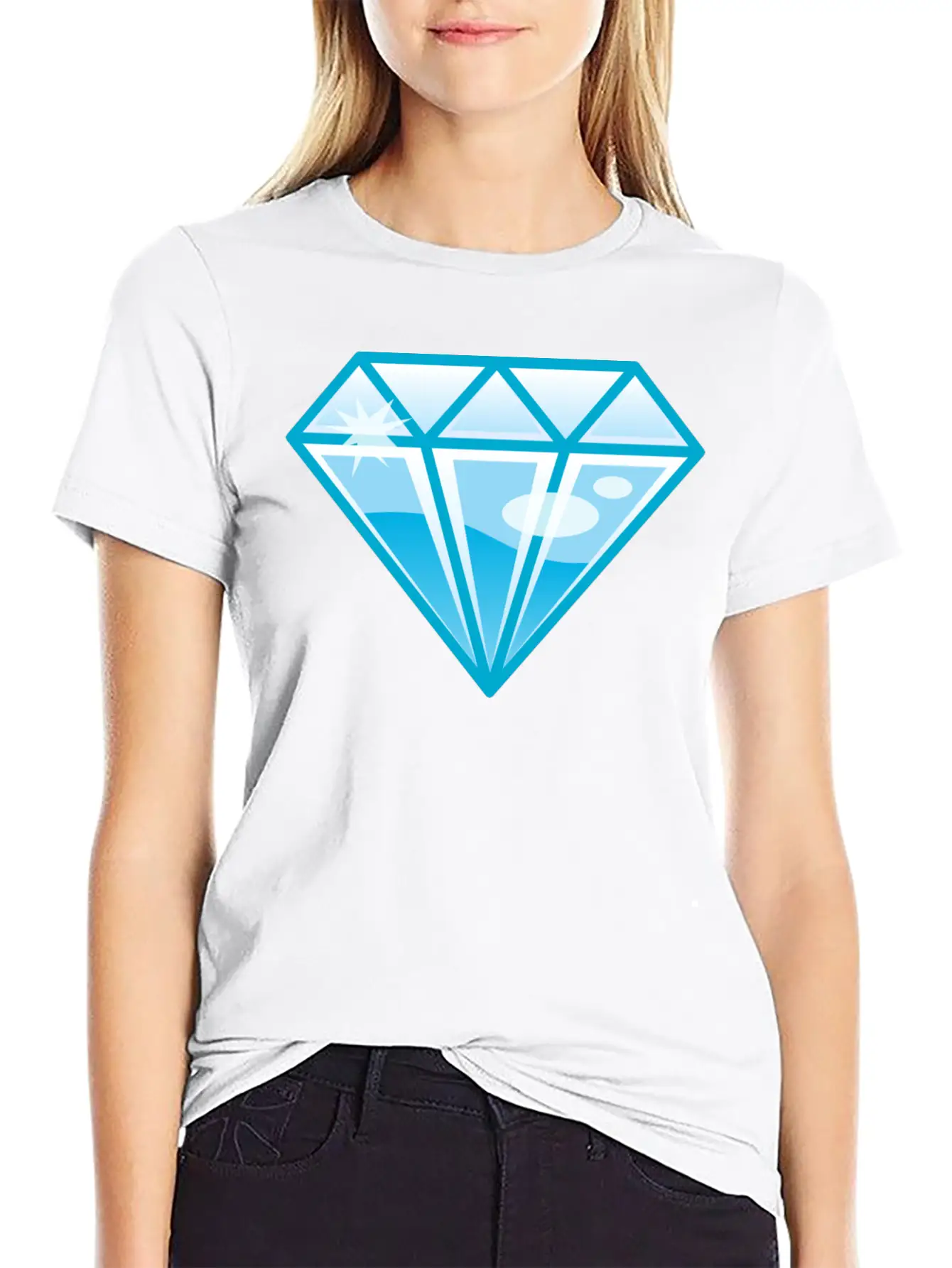 Diamond Basic Graphic T-Shirt – Daily Comfort In Soft Cotton