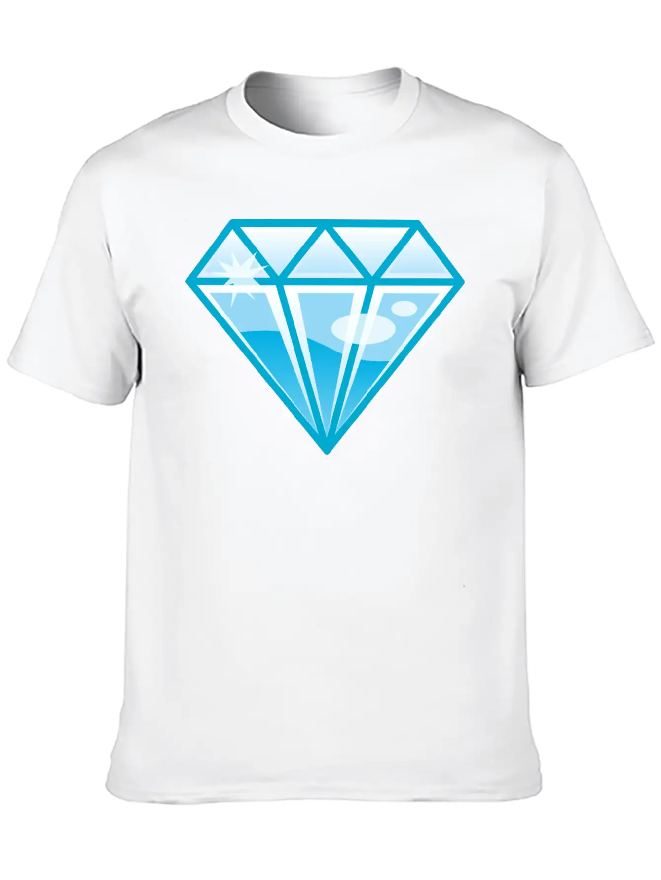 Diamond Basic Graphic T-Shirt – Daily Comfort In Soft Cotton