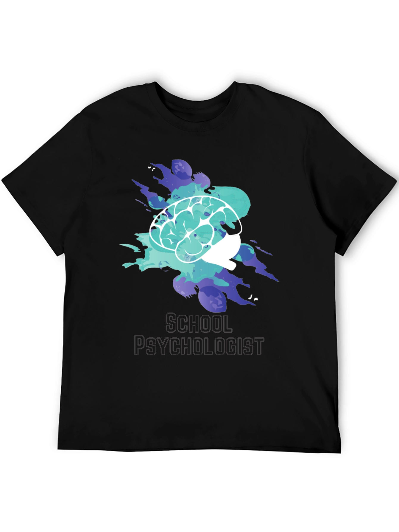 School Psychologist Brain Tee