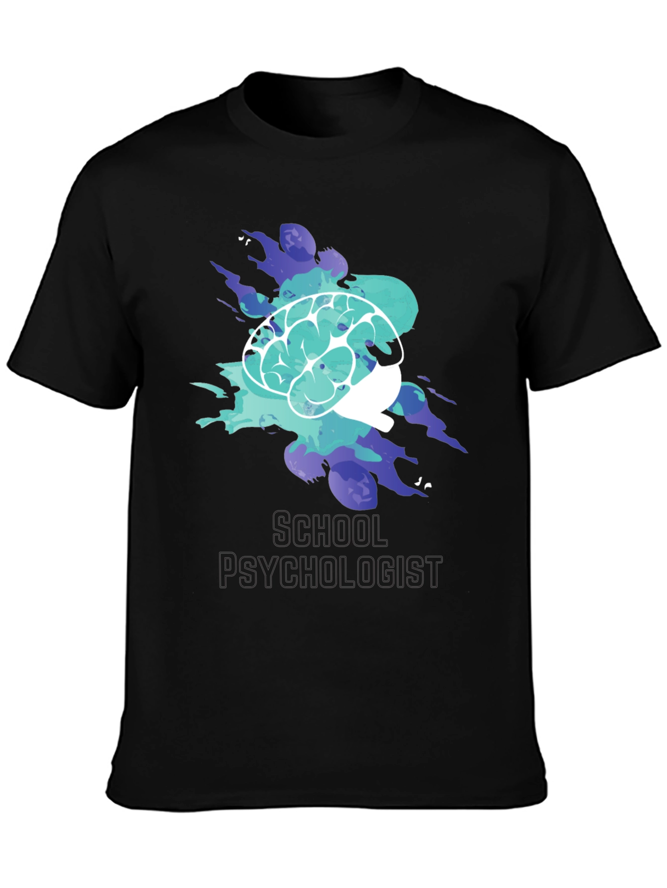 School Psychologist Brain Tee