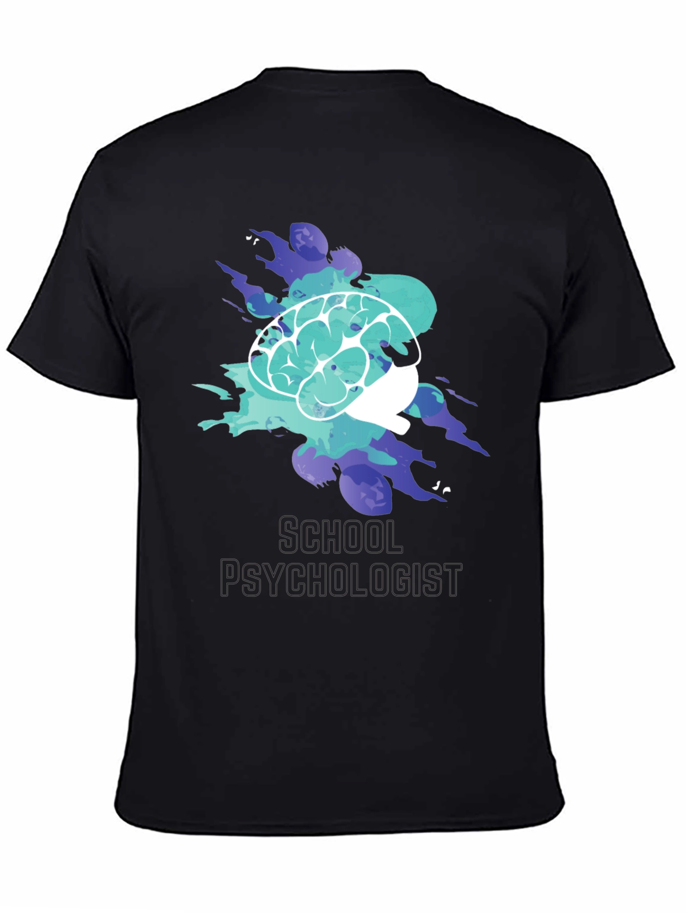 School Psychologist Brain Tee