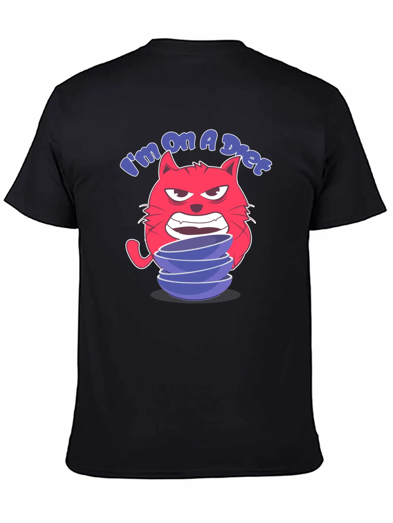 Diet Cat Unisex Casual T-Shirt – Clean Design For Daily Comfort