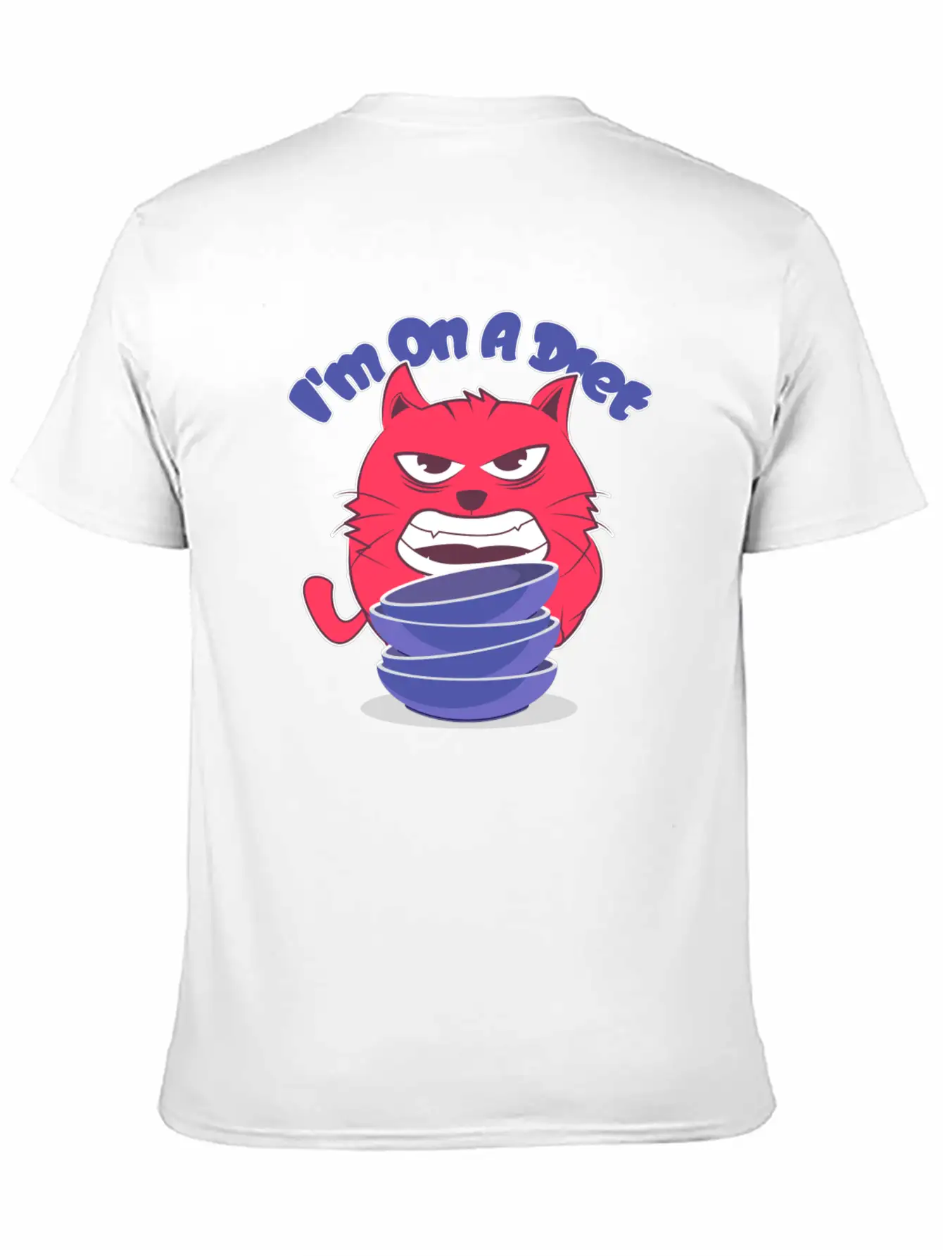 Diet Cat Unisex Casual T-Shirt – Clean Design For Daily Comfort