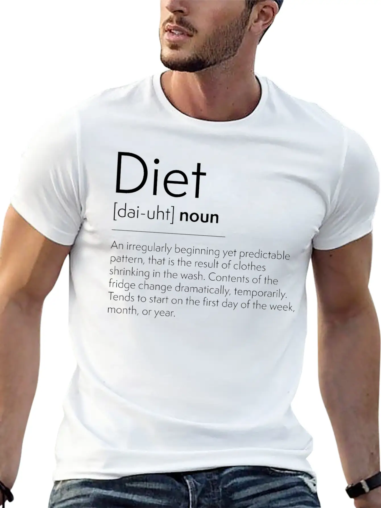 Diet Definition Unisex Short Sleeve Soft Cotton T-Shirt – Casual Everyday Wear