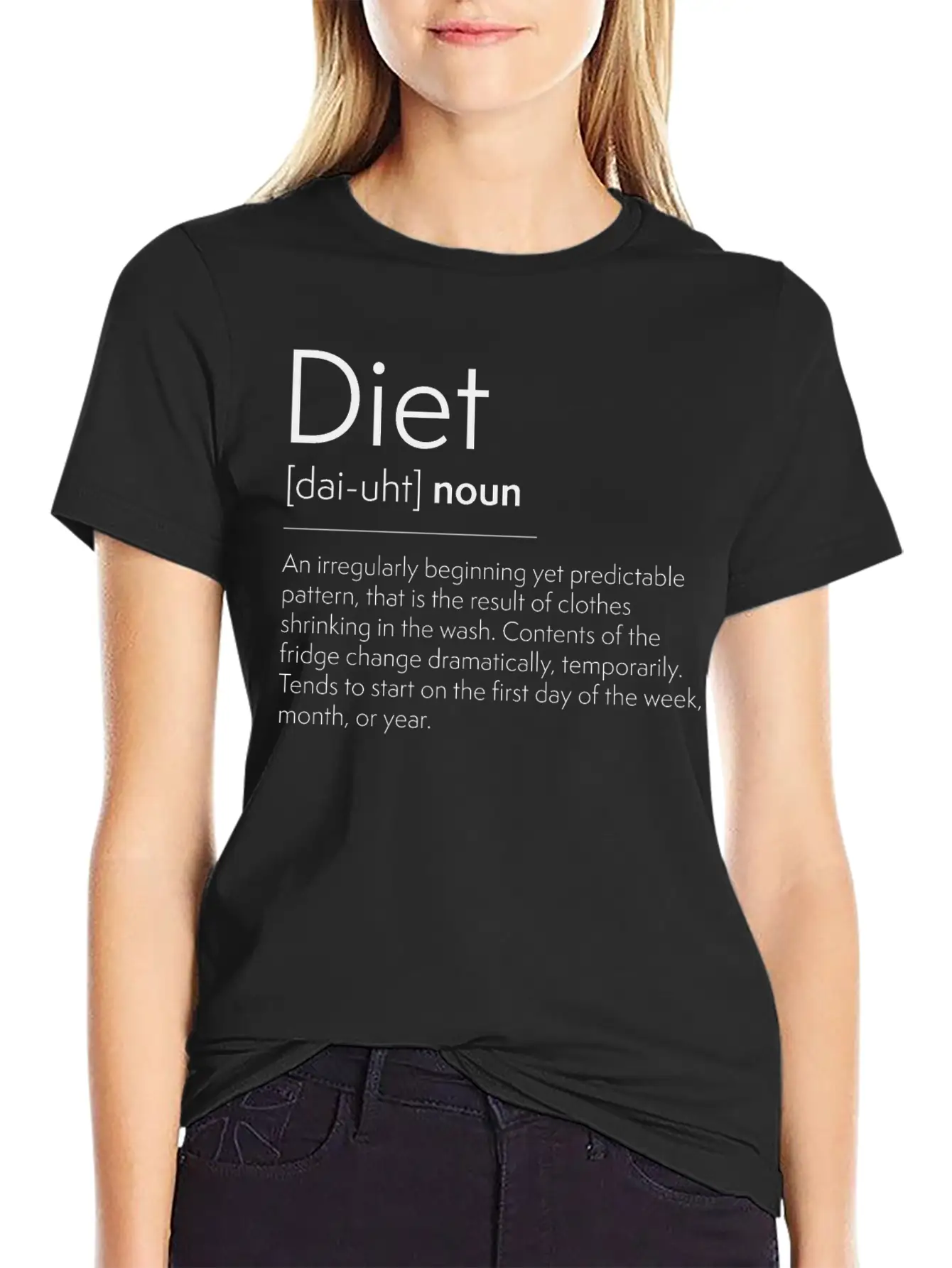 Diet Definition Unisex Short Sleeve Soft Cotton T-Shirt – Casual Everyday Wear