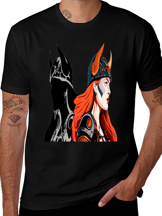 Viking Warrior Graphic T-Shirt