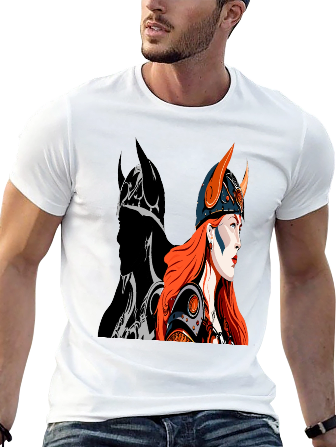 Viking Warrior Graphic T-Shirt