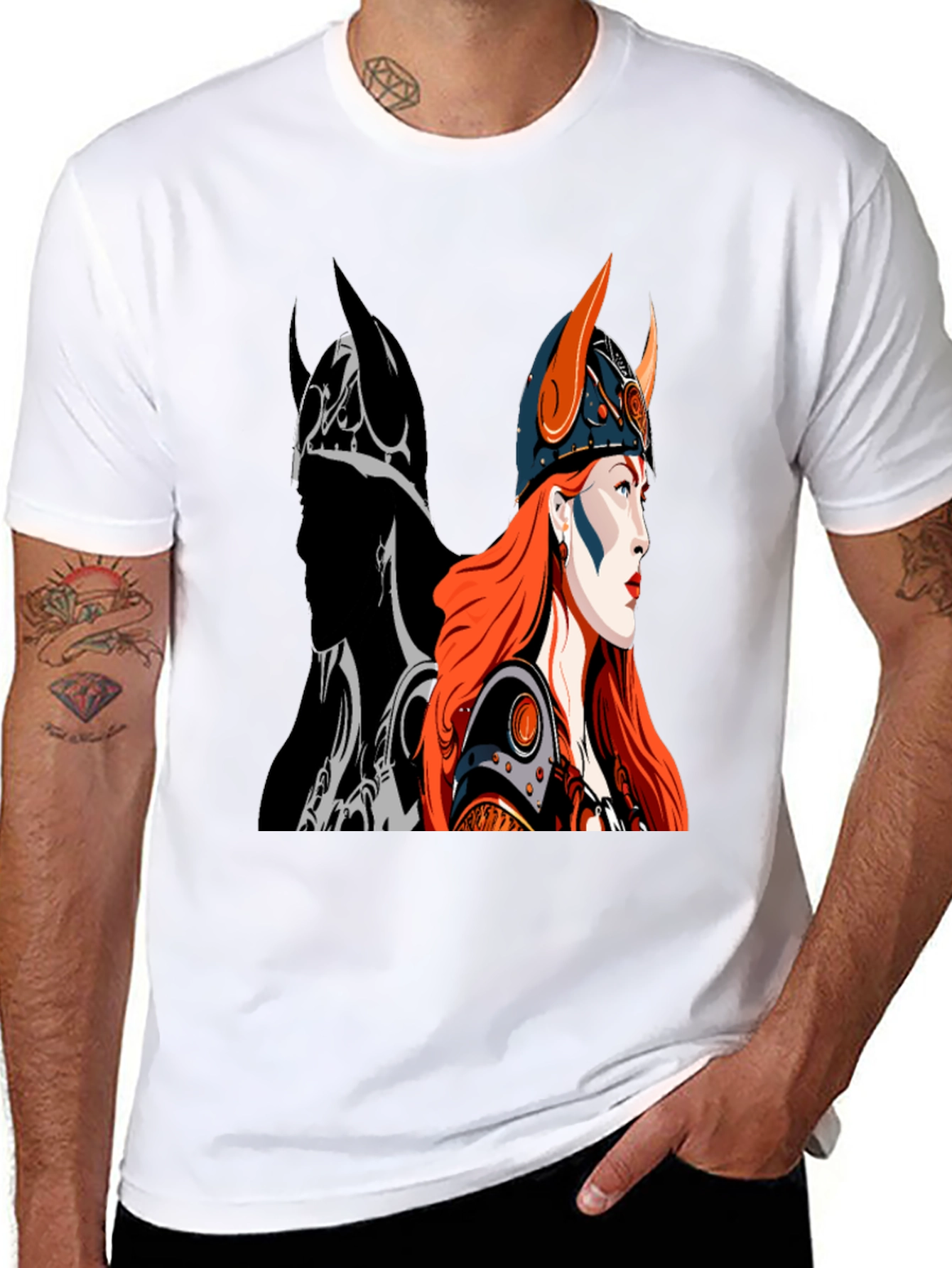Viking Warrior Graphic T-Shirt