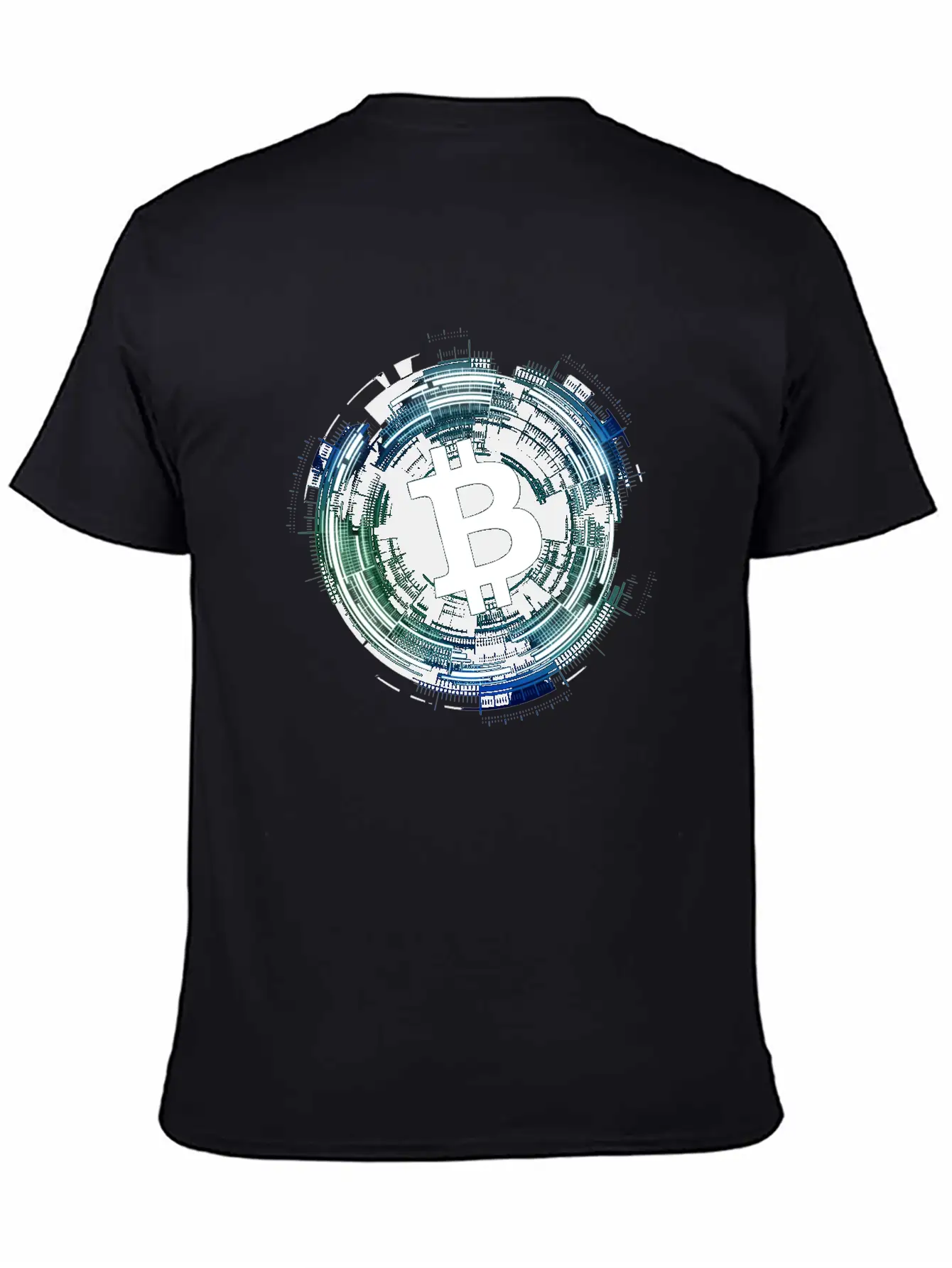 Digital Vortex Logo Bitcoin Gift T-shirt Stylish Everyday T-Shirt – Unisex Basic Cotton Tee