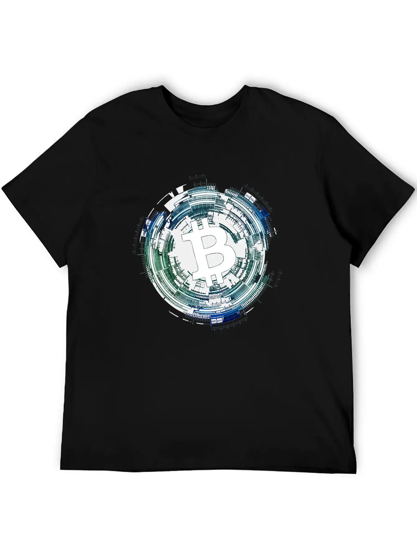 Digital Vortex Logo Bitcoin Gift T-shirt Stylish Everyday T-Shirt – Unisex Basic Cotton Tee