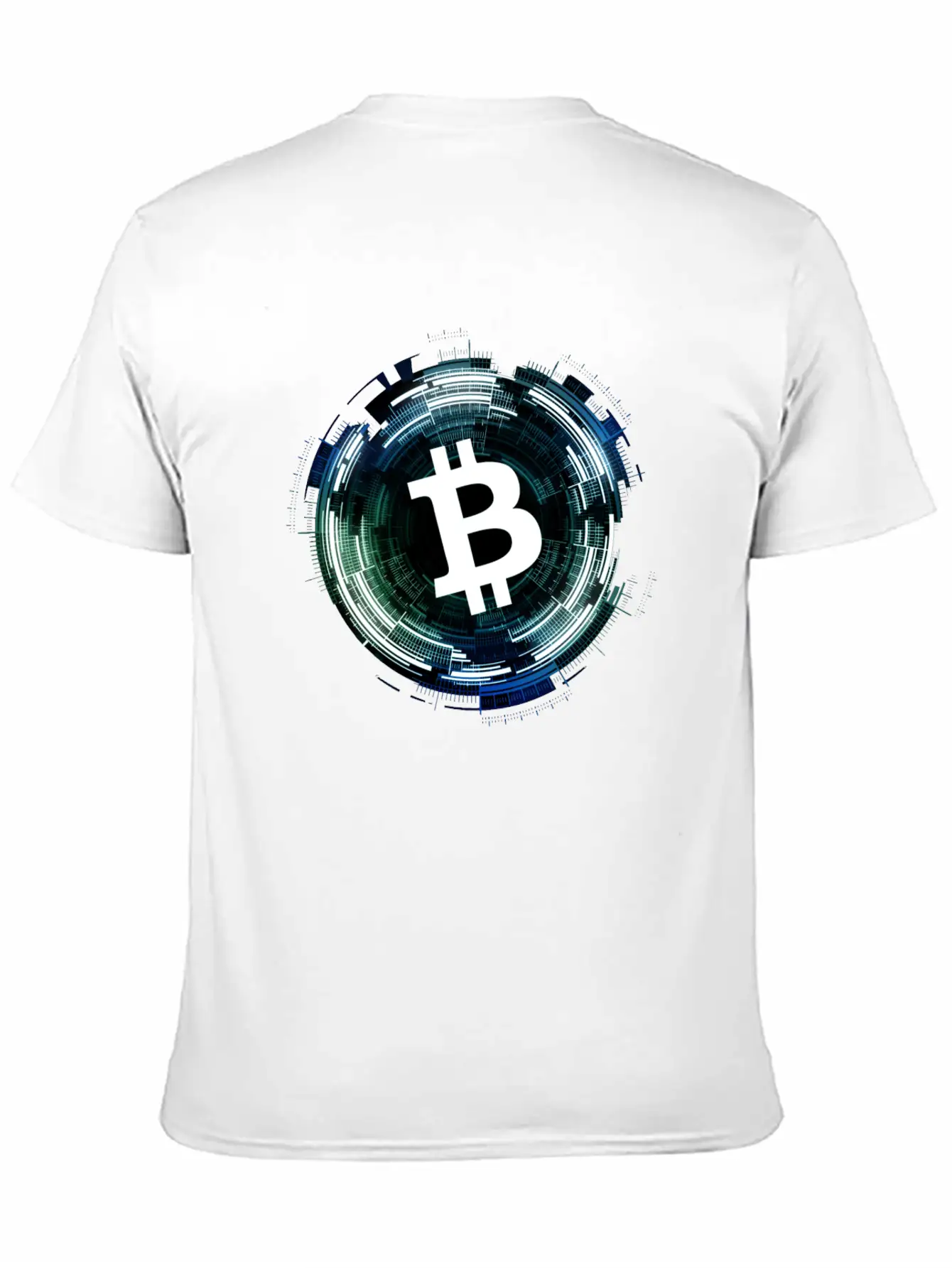 Digital Vortex Logo Bitcoin Gift T-shirt Stylish Everyday T-Shirt – Unisex Basic Cotton Tee
