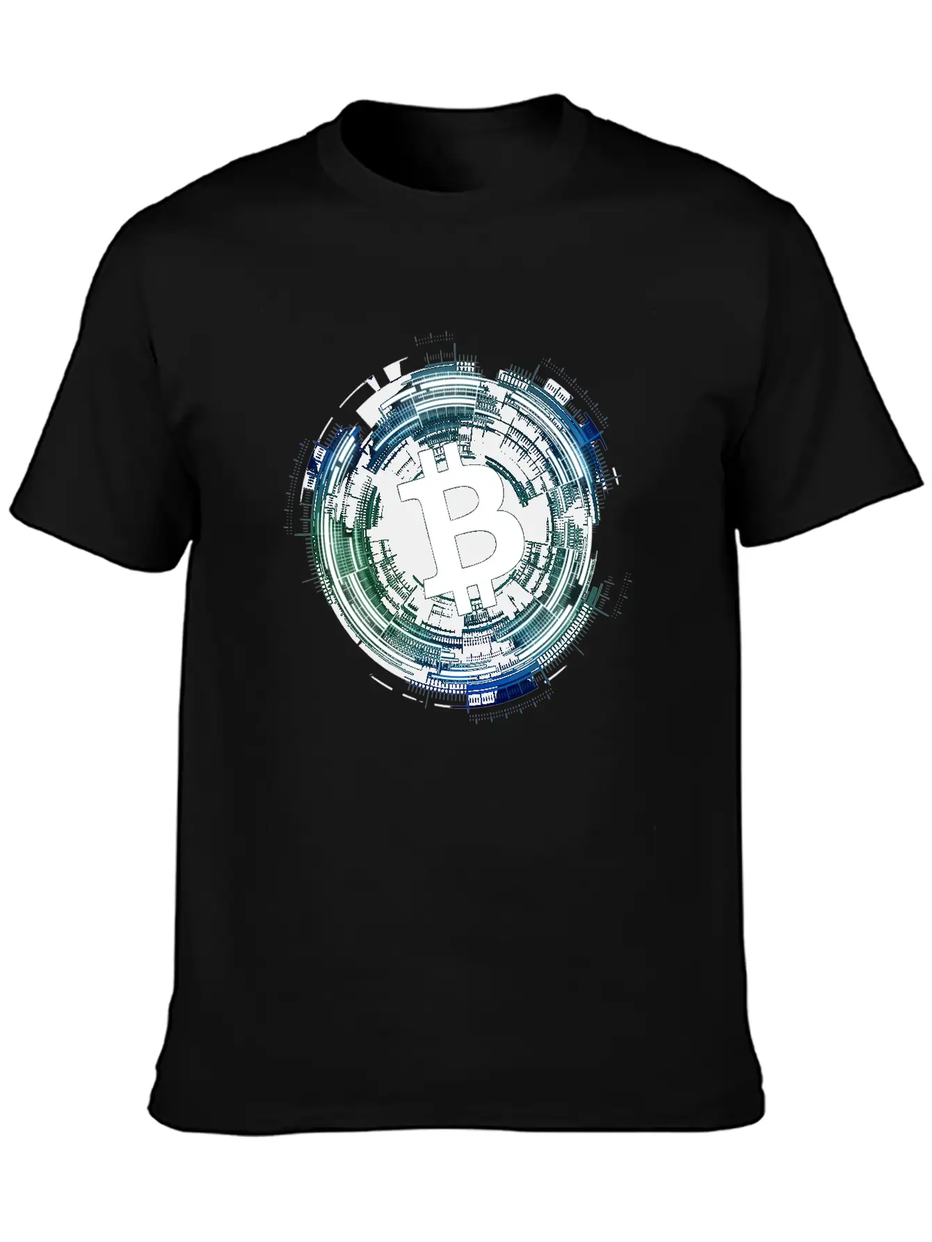Digital Vortex Logo Bitcoin Gift T-shirt Stylish Everyday T-Shirt – Unisex Basic Cotton Tee