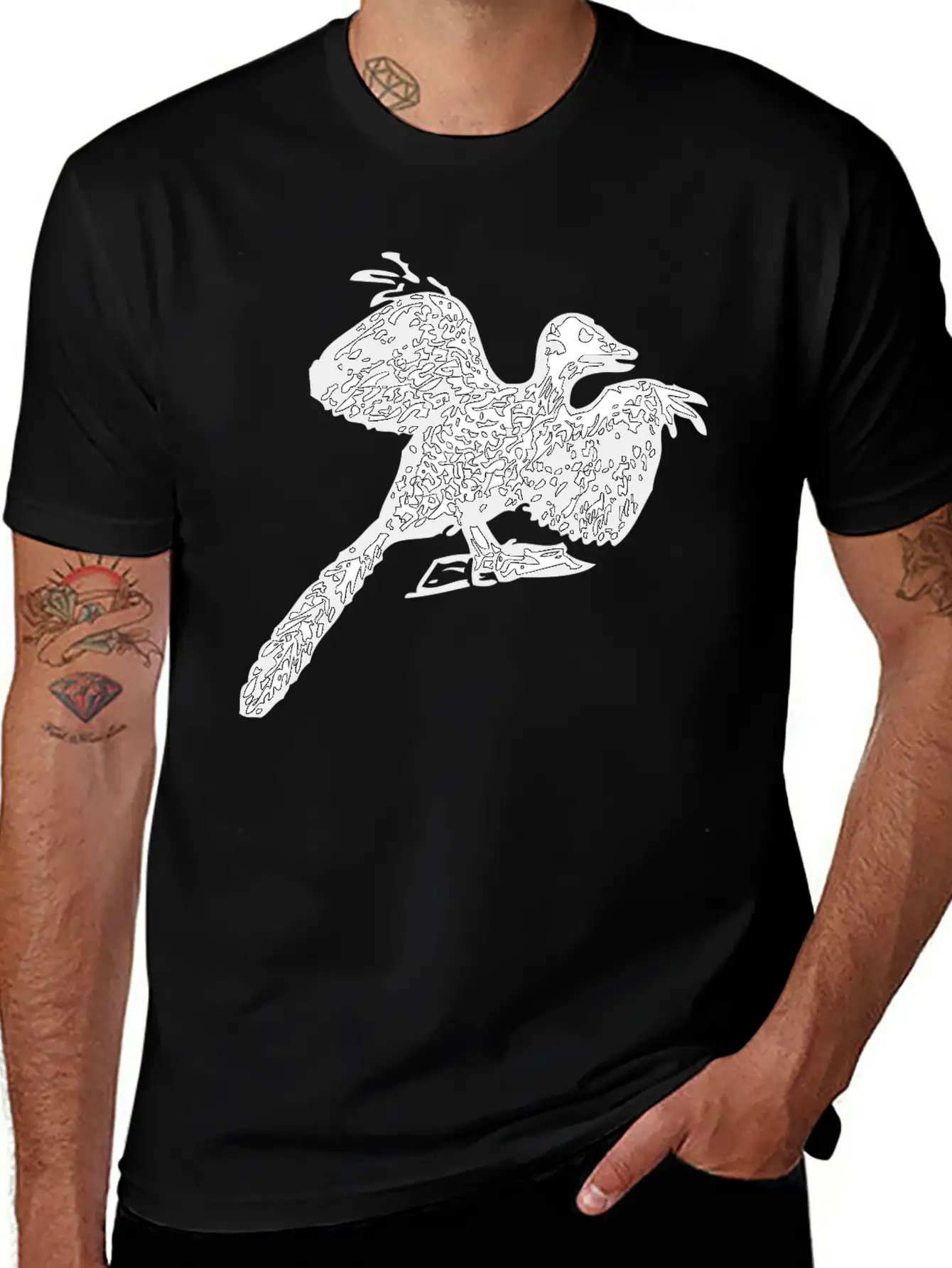 Dino 276 Unisex Short Sleeve Soft Cotton T-Shirt – Casual Everyday Wear