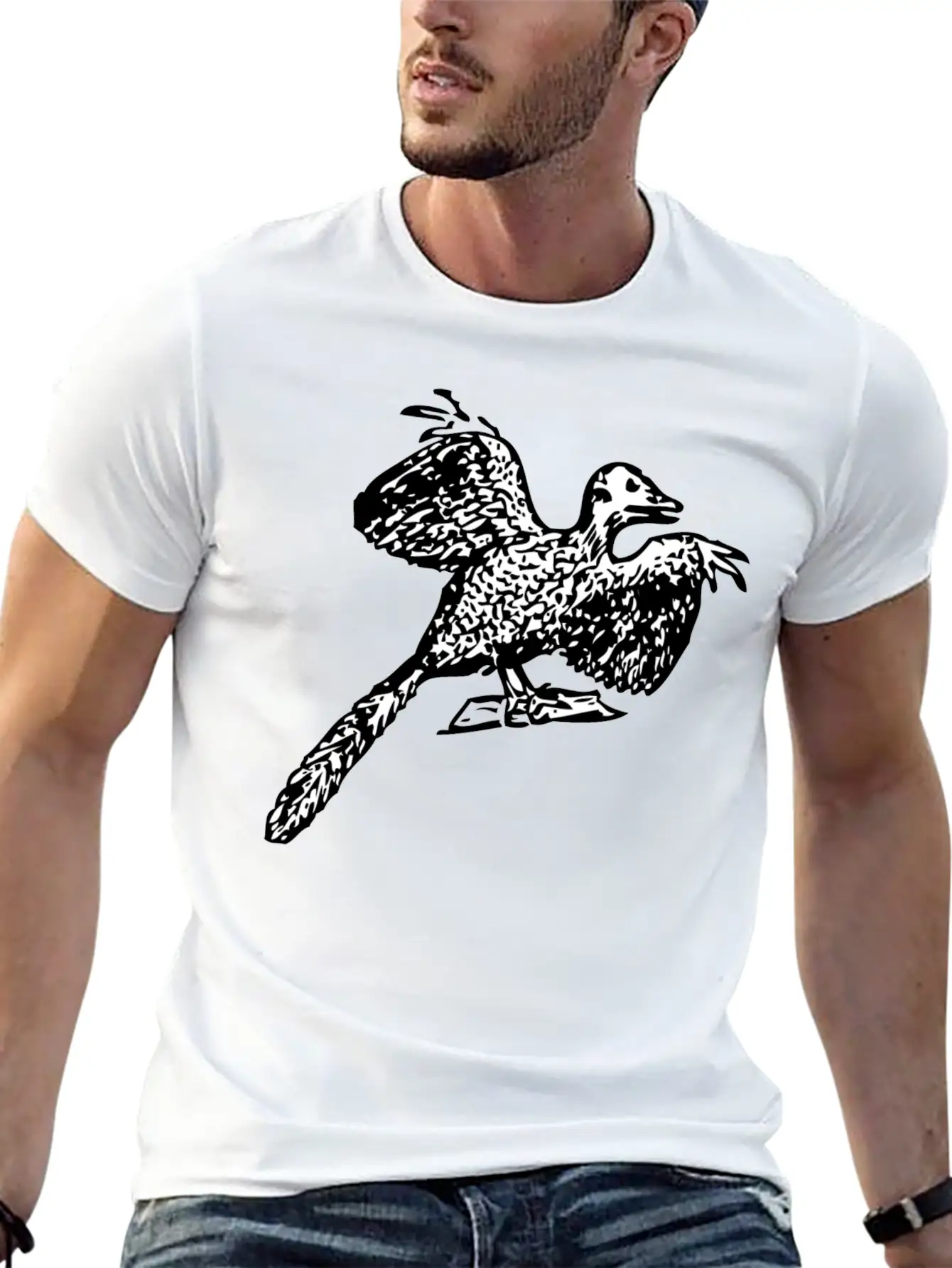 Dino 276 Unisex Short Sleeve Soft Cotton T-Shirt – Casual Everyday Wear