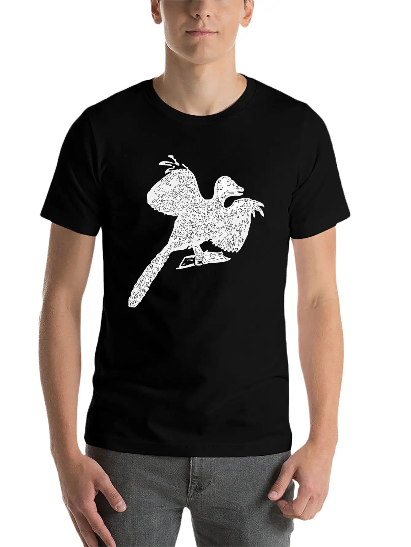 Dino 276 Unisex Short Sleeve Soft Cotton T-Shirt – Casual Everyday Wear