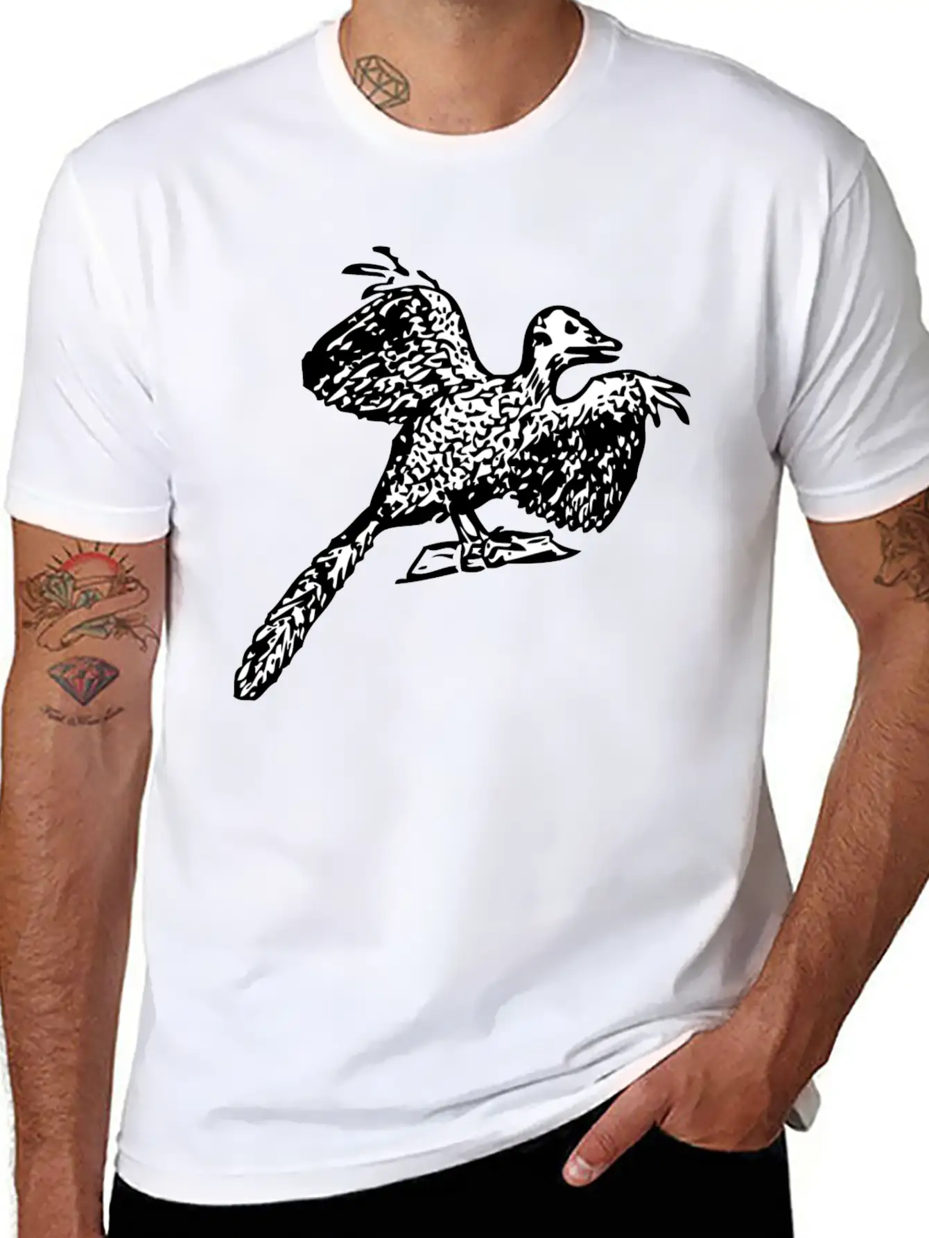 Dino 276 Unisex Short Sleeve Soft Cotton T-Shirt – Casual Everyday Wear