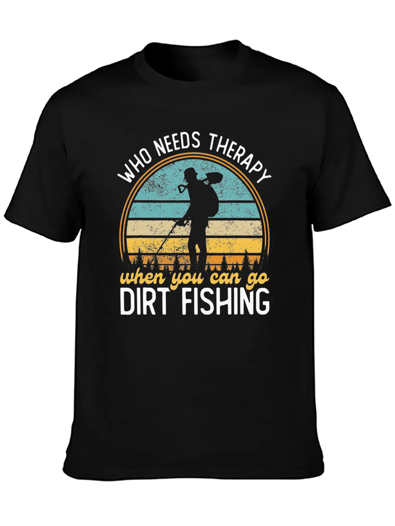 Dirt Fishing Metal Detecting Metal Detector Comfortable Minimalist Graphic Tee – Summer Style Essential