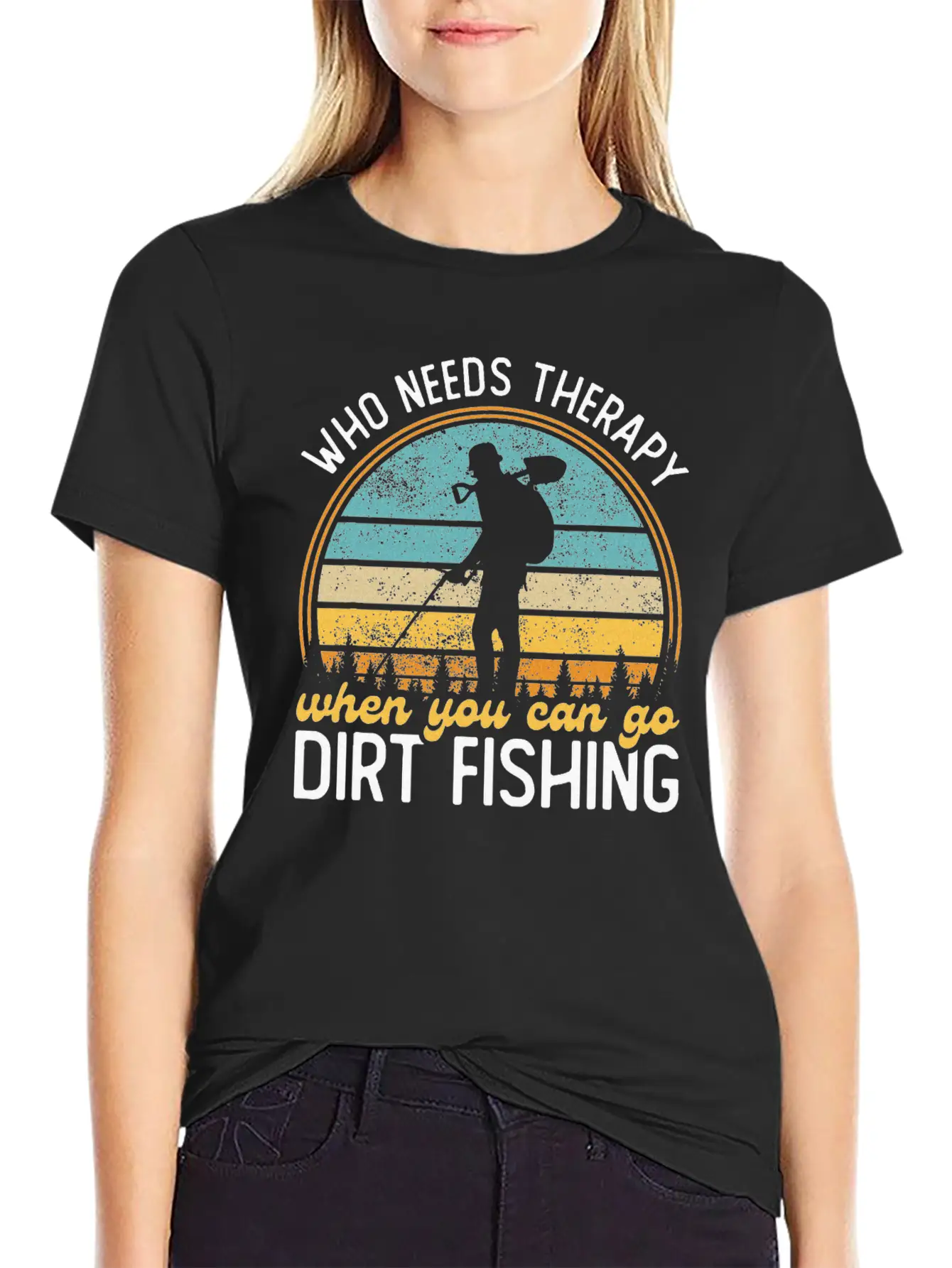 Dirt Fishing Metal Detecting Metal Detector Comfortable Minimalist Graphic Tee – Summer Style Essential