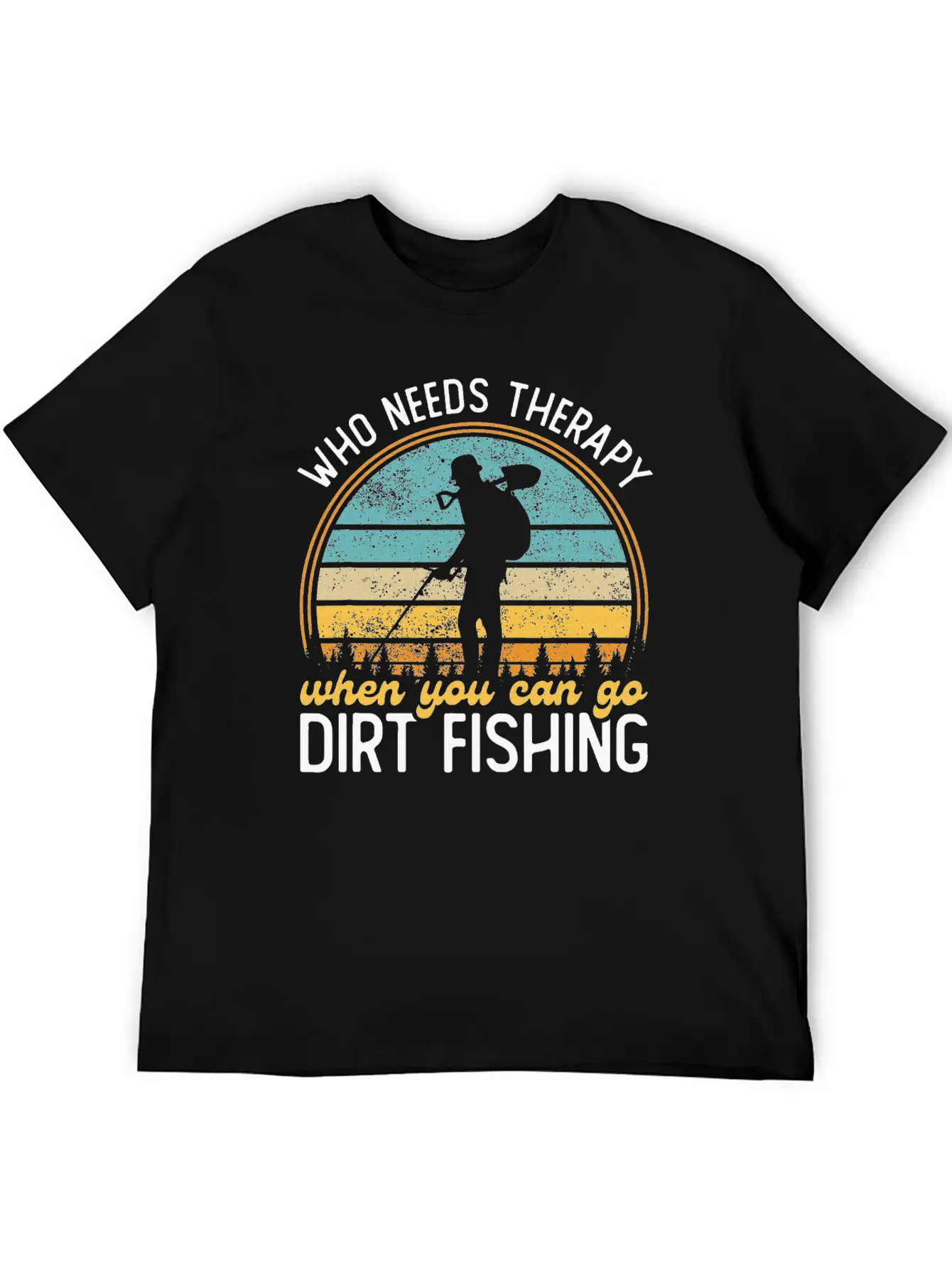 Dirt Fishing Metal Detecting Metal Detector Comfortable Minimalist Graphic Tee – Summer Style Essential