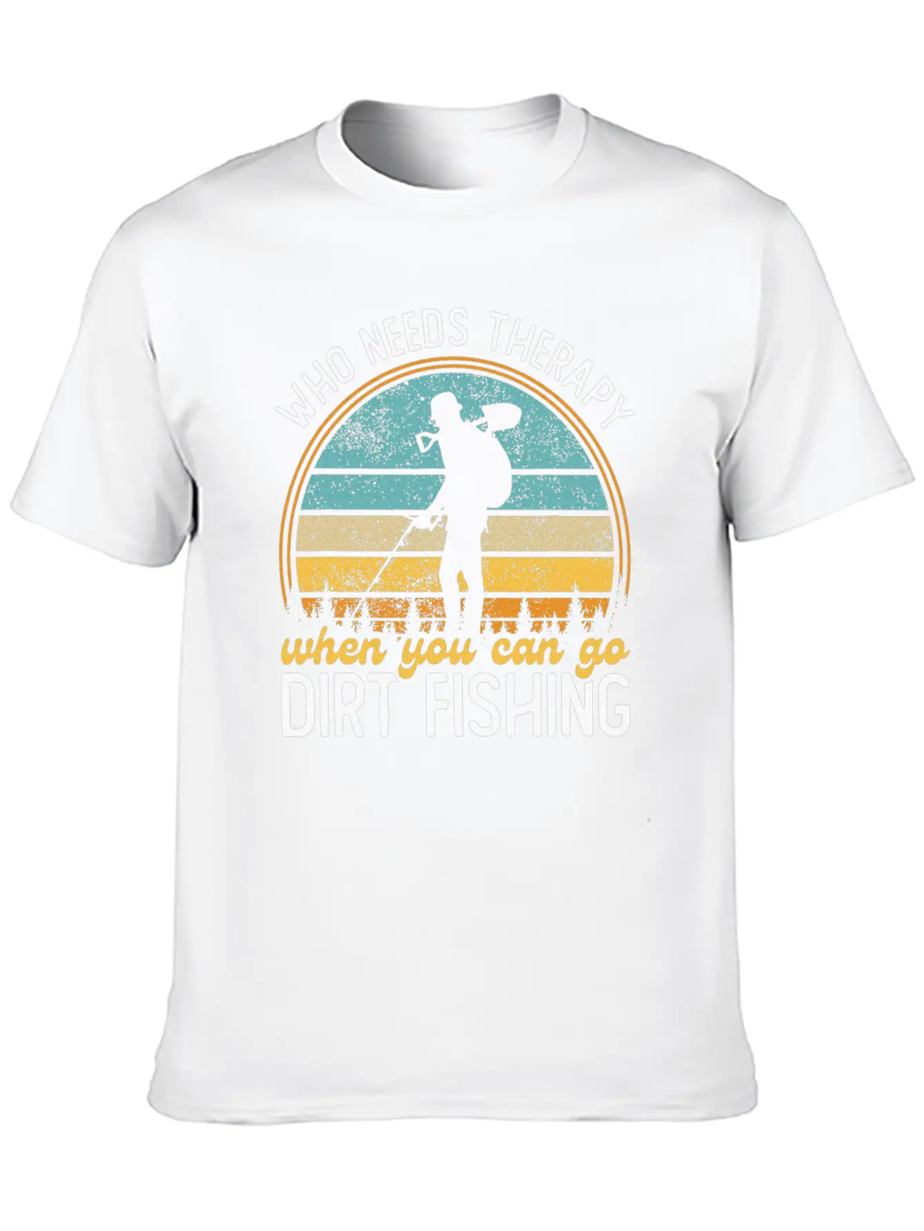 Dirt Fishing Metal Detecting Metal Detector Comfortable Minimalist Graphic Tee – Summer Style Essential