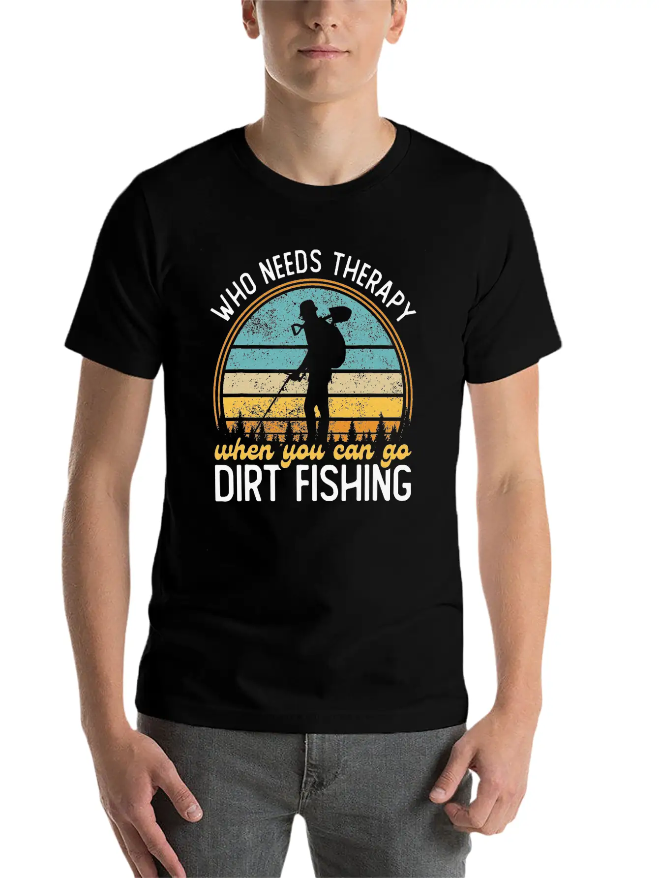 Dirt Fishing Metal Detecting Metal Detector Comfortable Minimalist Graphic Tee – Summer Style Essential