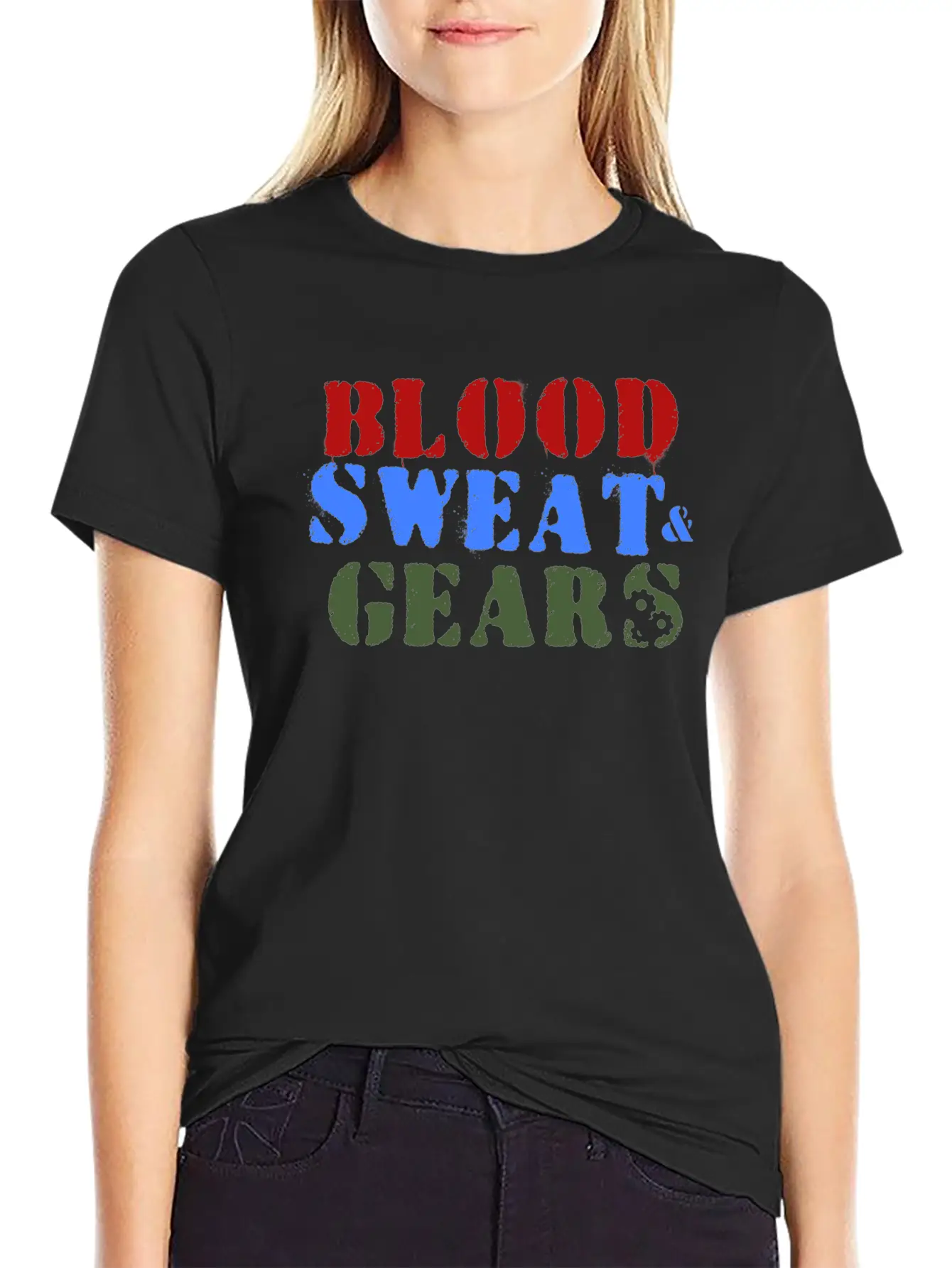 Dirtbike - Blood, Sweat, Gears Unisex Casual T-Shirt – Clean Design For Daily Comfort