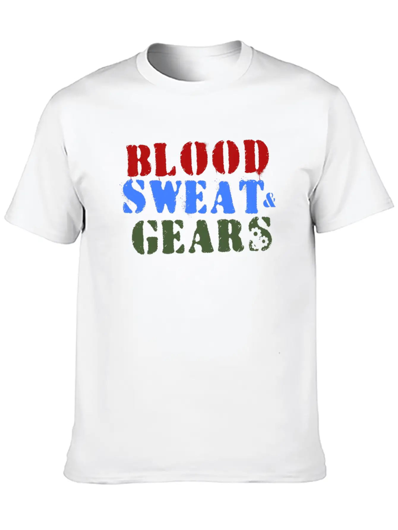 Dirtbike - Blood, Sweat, Gears Unisex Casual T-Shirt – Clean Design For Daily Comfort