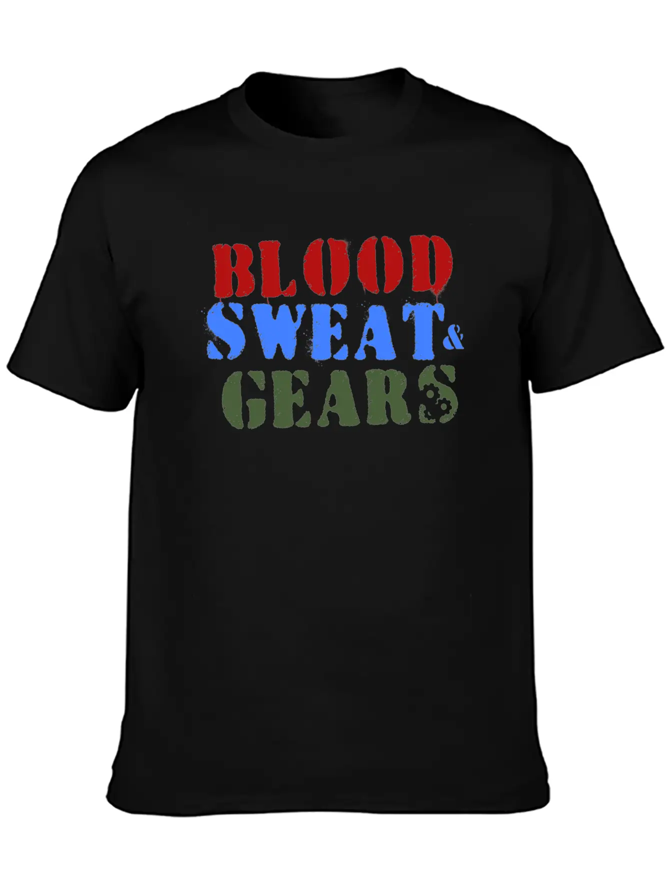 Dirtbike - Blood, Sweat, Gears Unisex Casual T-Shirt – Clean Design For Daily Comfort