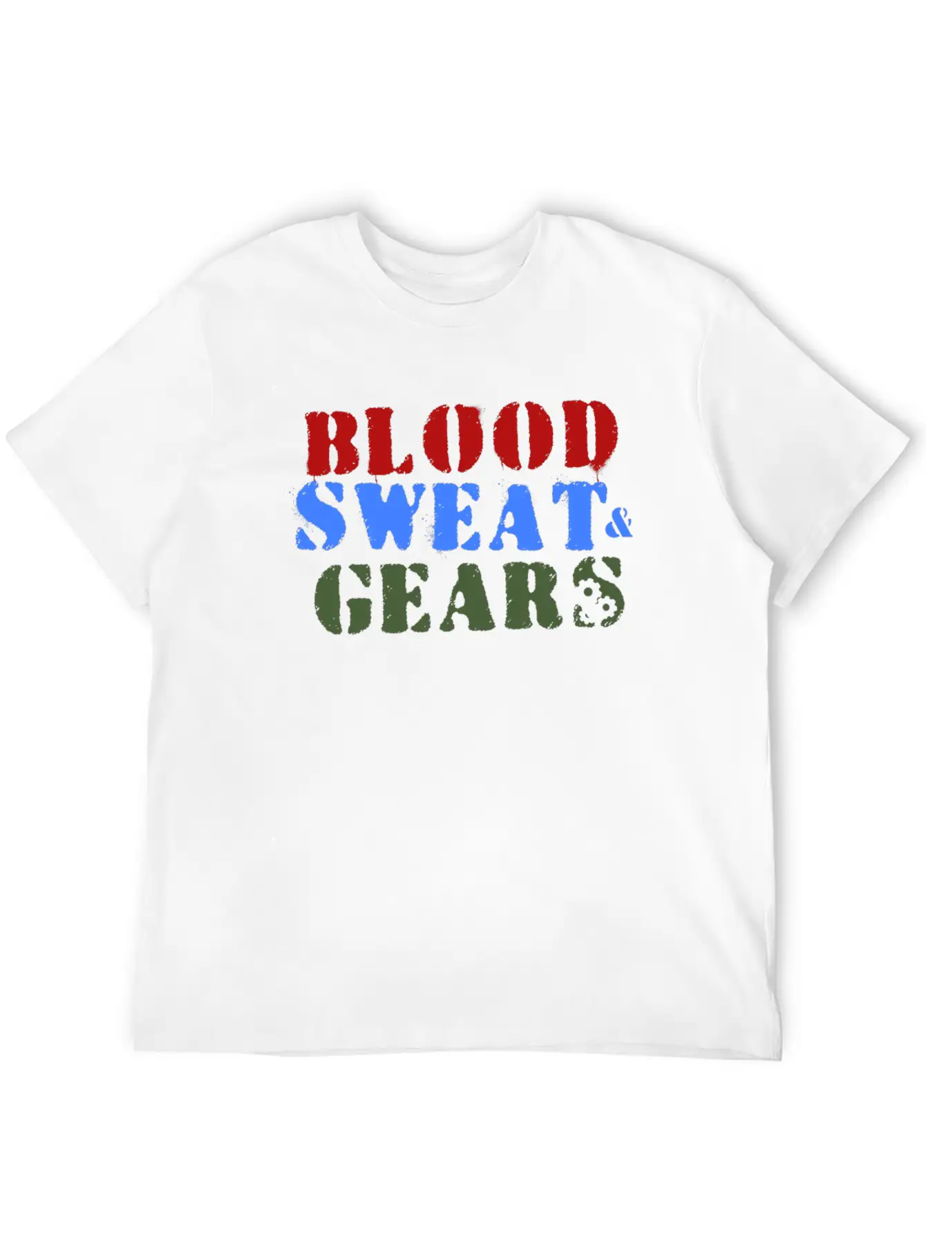 Dirtbike - Blood, Sweat, Gears Unisex Casual T-Shirt – Clean Design For Daily Comfort