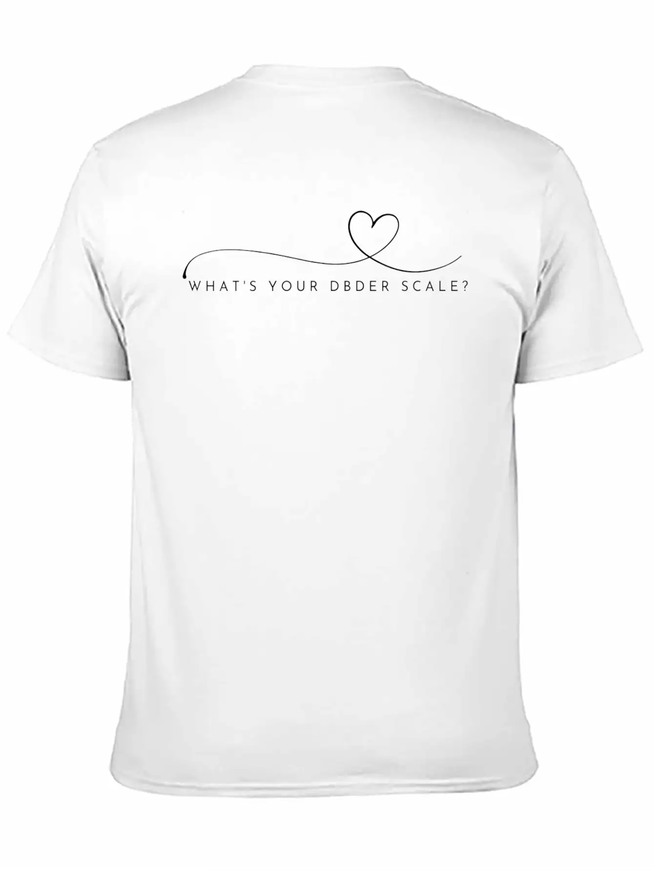 DISBYDEM Dbders Scale Heart Stylish Everyday T-Shirt – Unisex Basic Cotton Tee