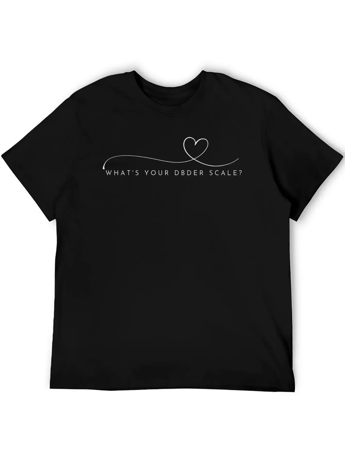 DISBYDEM Dbders Scale Heart Stylish Everyday T-Shirt – Unisex Basic Cotton Tee