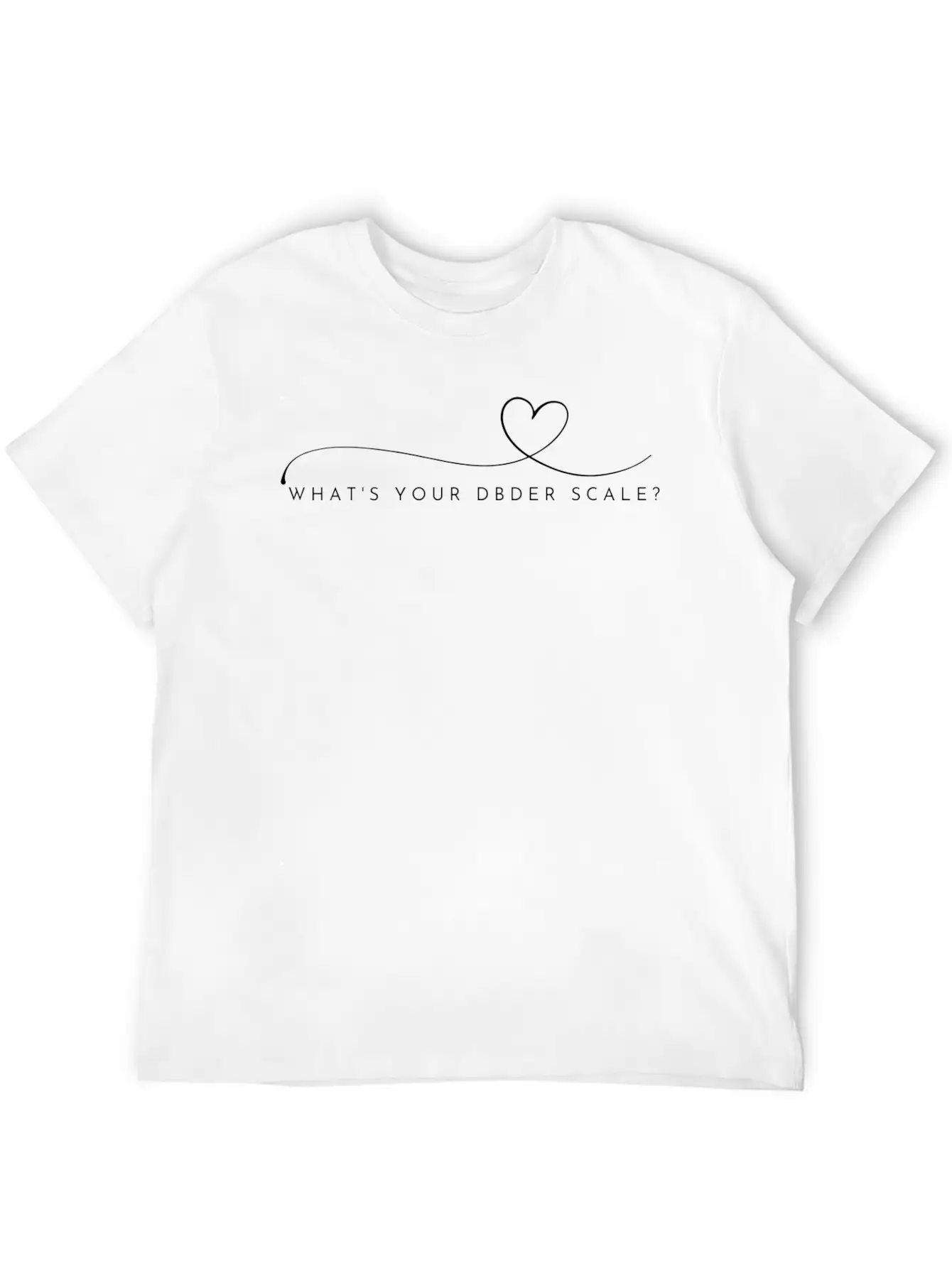 DISBYDEM Dbders Scale Heart Stylish Everyday T-Shirt – Unisex Basic Cotton Tee