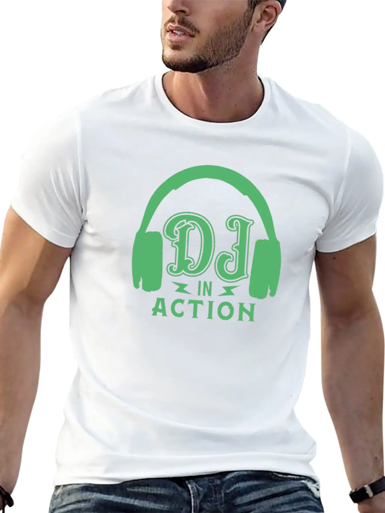 Disc Jockey DJ Music Discjockey DJ Wedding Stylish Everyday T-Shirt – Unisex Basic Cotton Tee