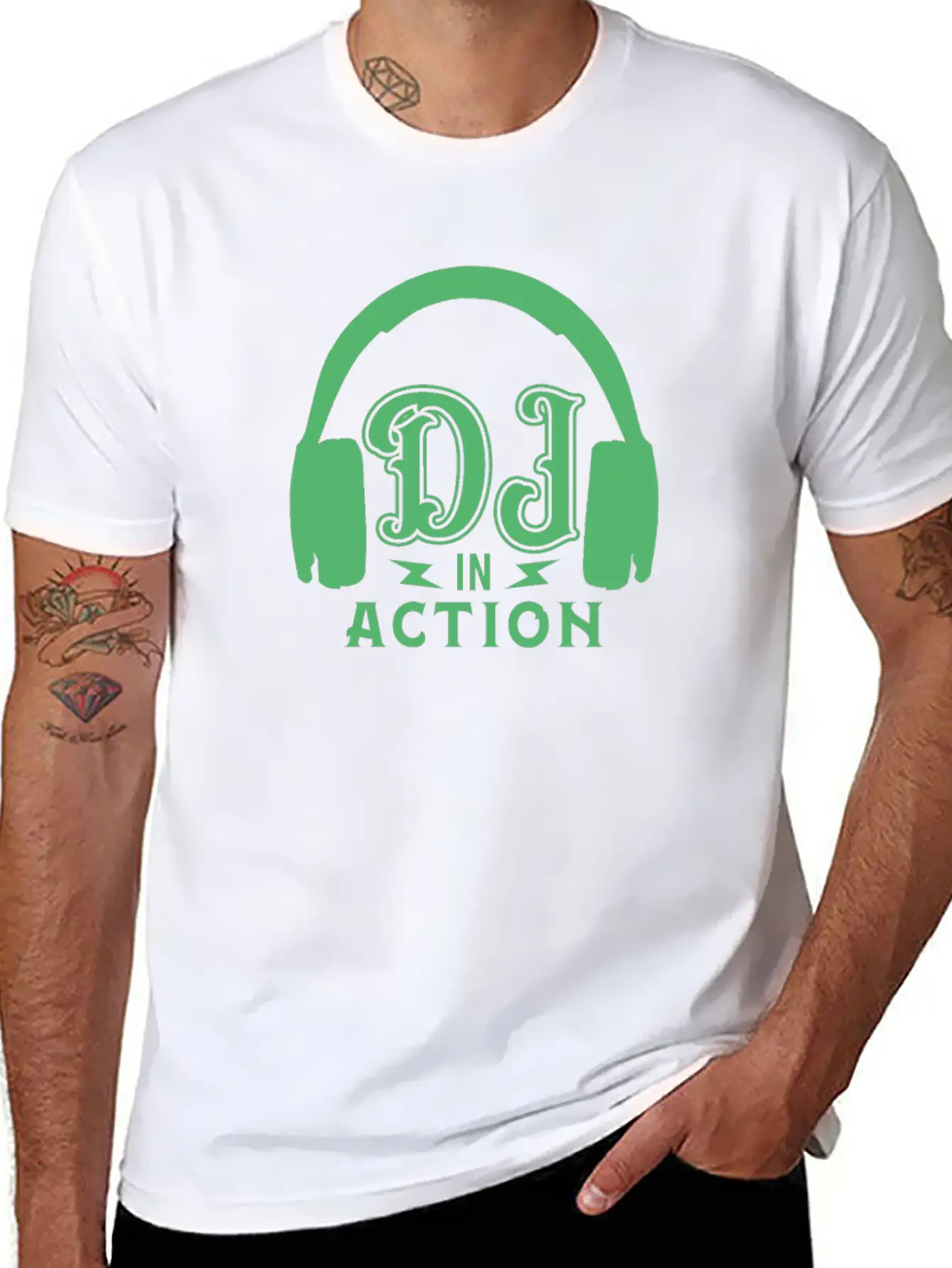 Disc Jockey DJ Music Discjockey DJ Wedding Stylish Everyday T-Shirt – Unisex Basic Cotton Tee