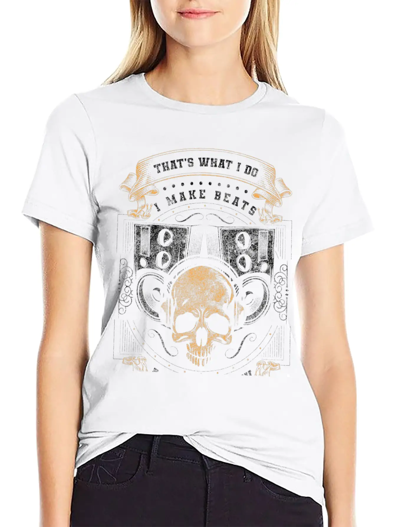 Disc Jockey Music Dancing Life Stylish Everyday T-Shirt – Unisex Basic Cotton Tee