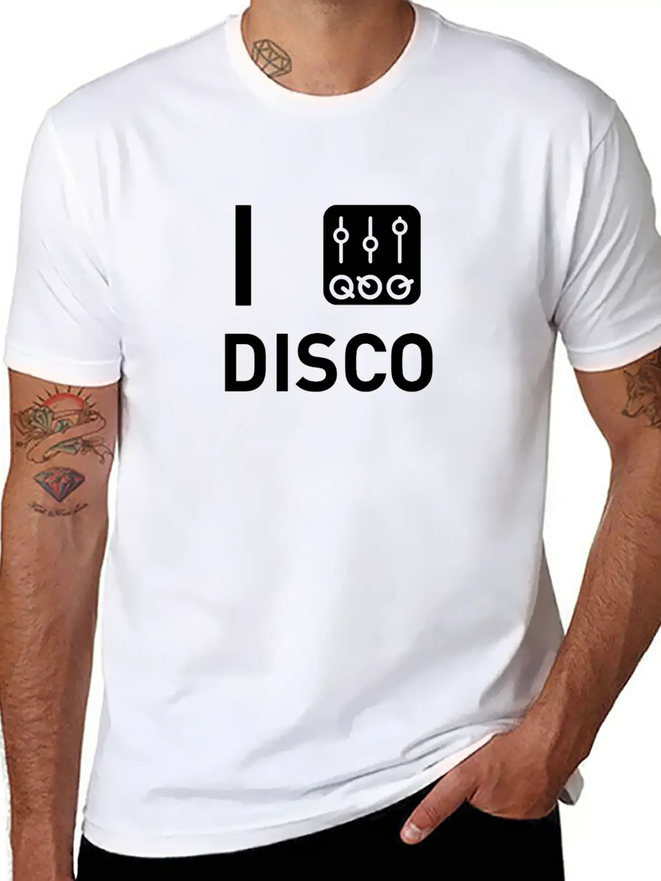 Disco Basic Graphic T-Shirt – Daily Comfort In Soft Cotton