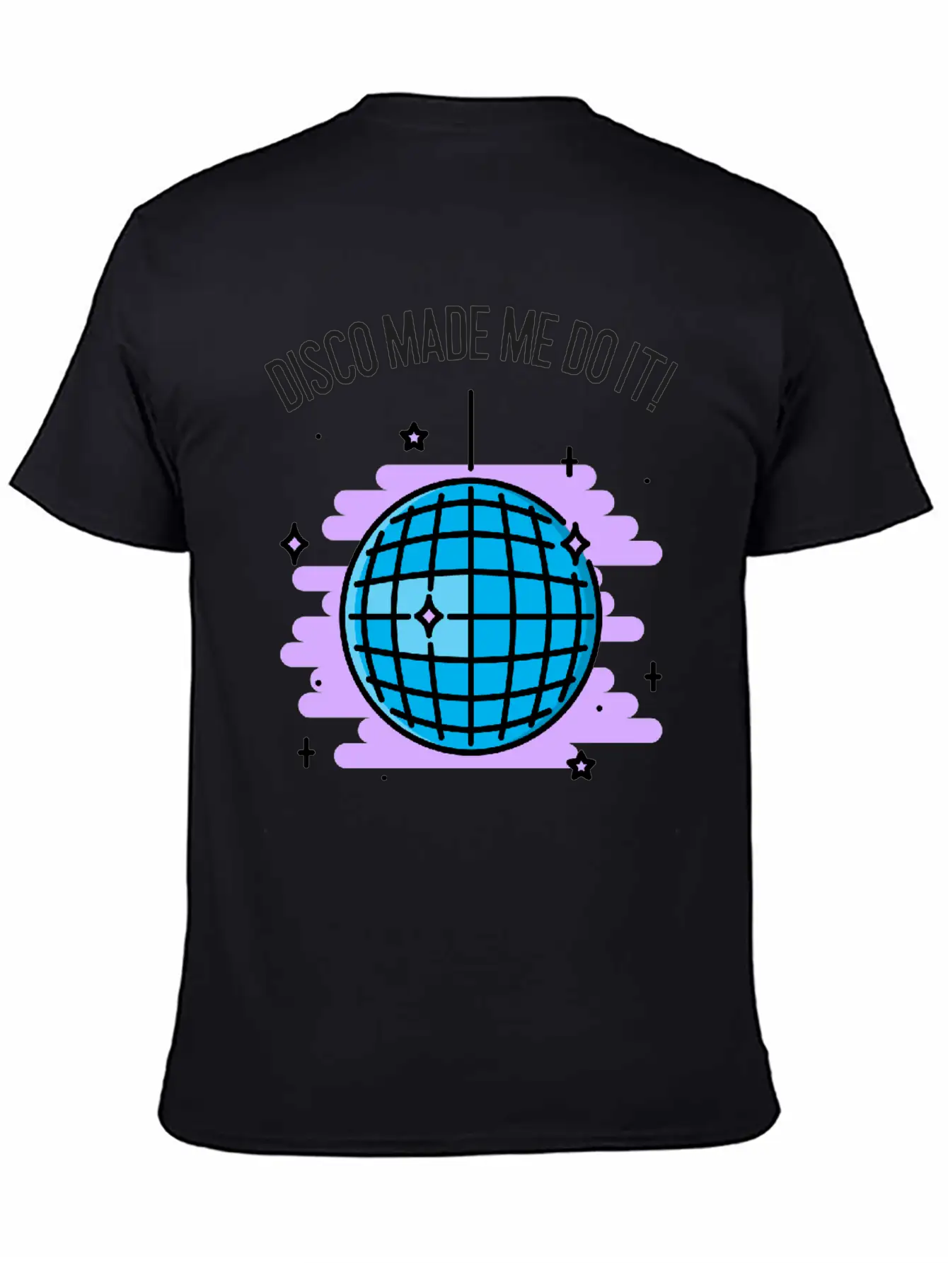 Disco Made Me Do It 70's Music Stylish Everyday T-Shirt – Unisex Basic Cotton Tee