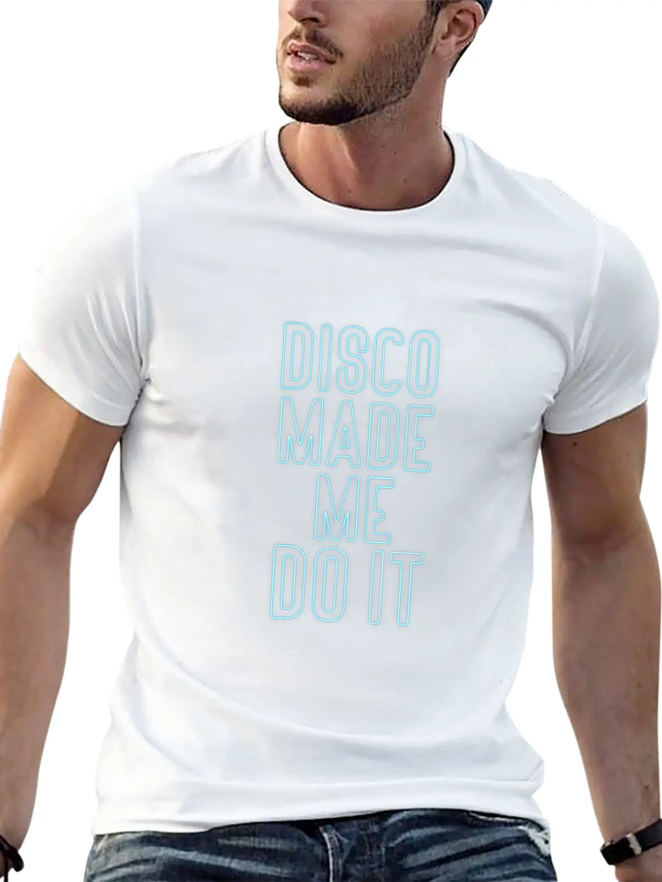 Disco Made Me Do It Timeless Short Sleeve Tee – Comfy And Minimalist Design
