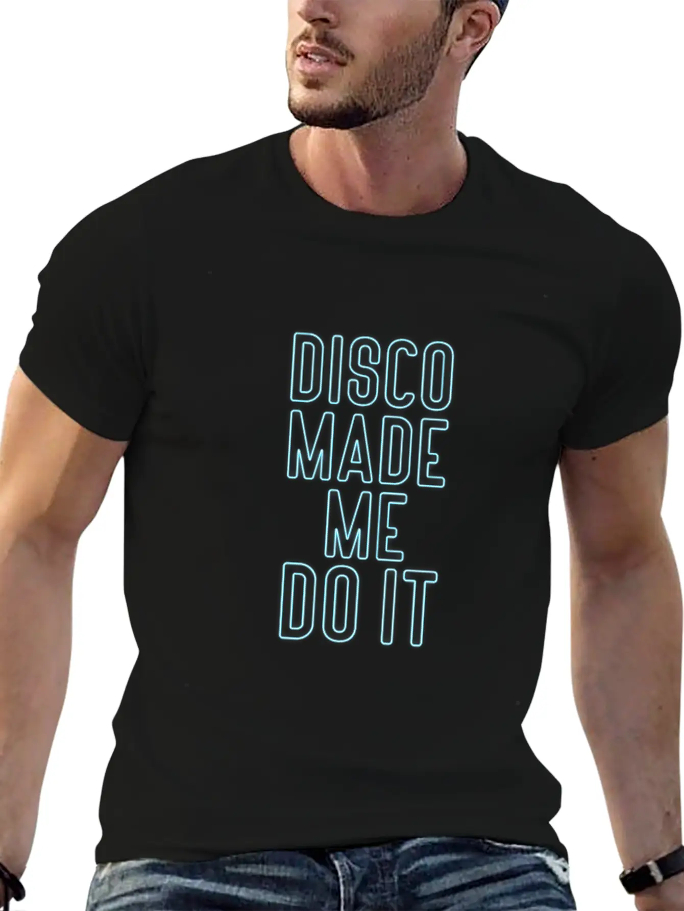 Disco Made Me Do It Timeless Short Sleeve Tee – Comfy And Minimalist Design