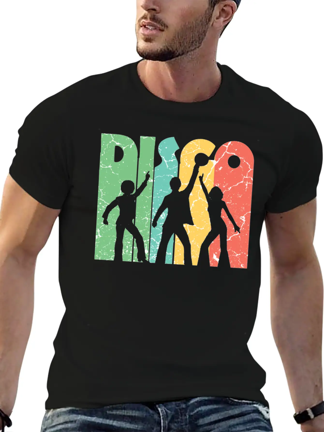 Disco Music Dancing Stylish Everyday T-Shirt – Unisex Basic Cotton Tee