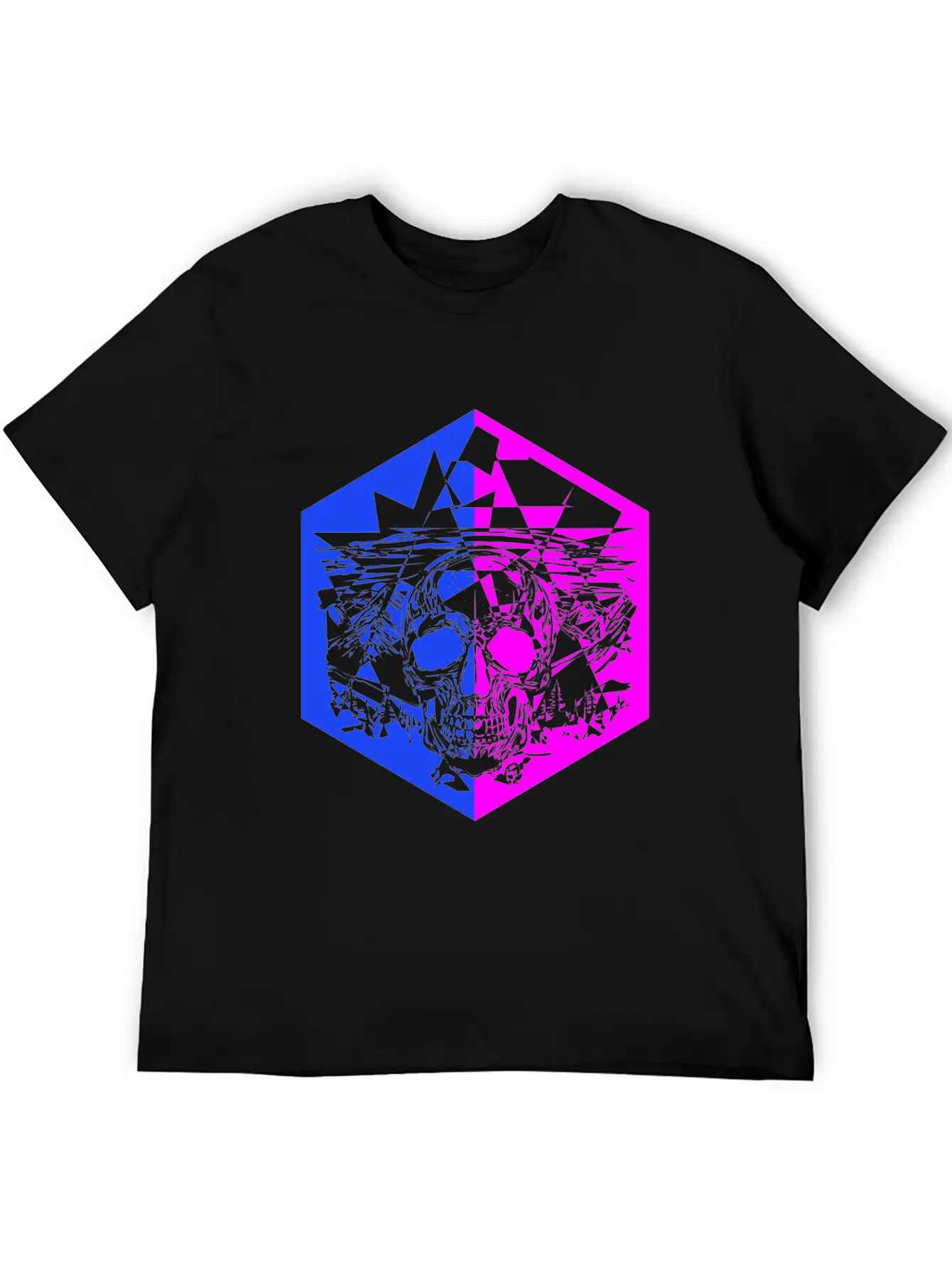 Disco Skull Music Unisex Casual T-Shirt – Clean Design For Daily Comfort