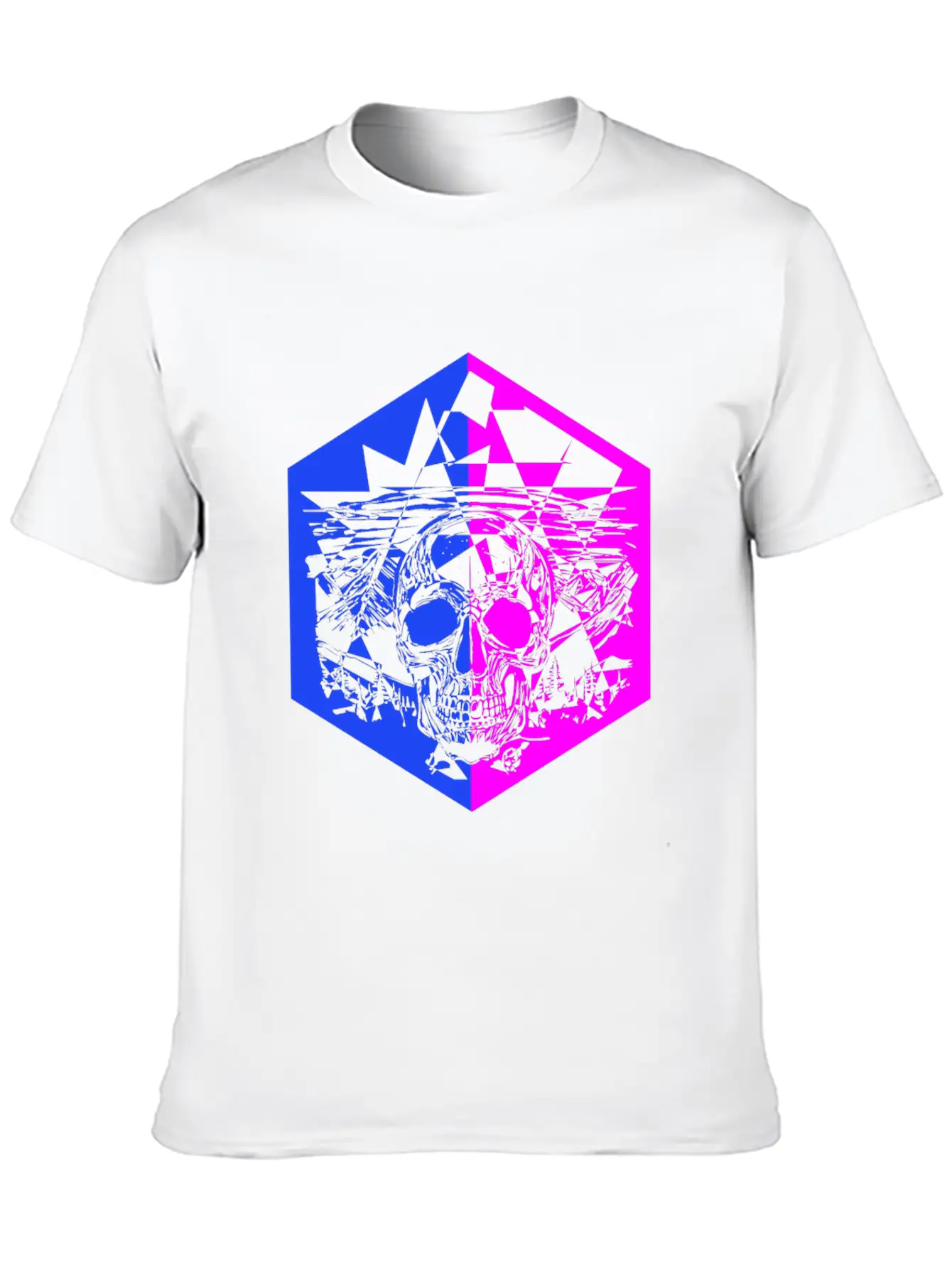 Disco Skull Music Unisex Casual T-Shirt – Clean Design For Daily Comfort