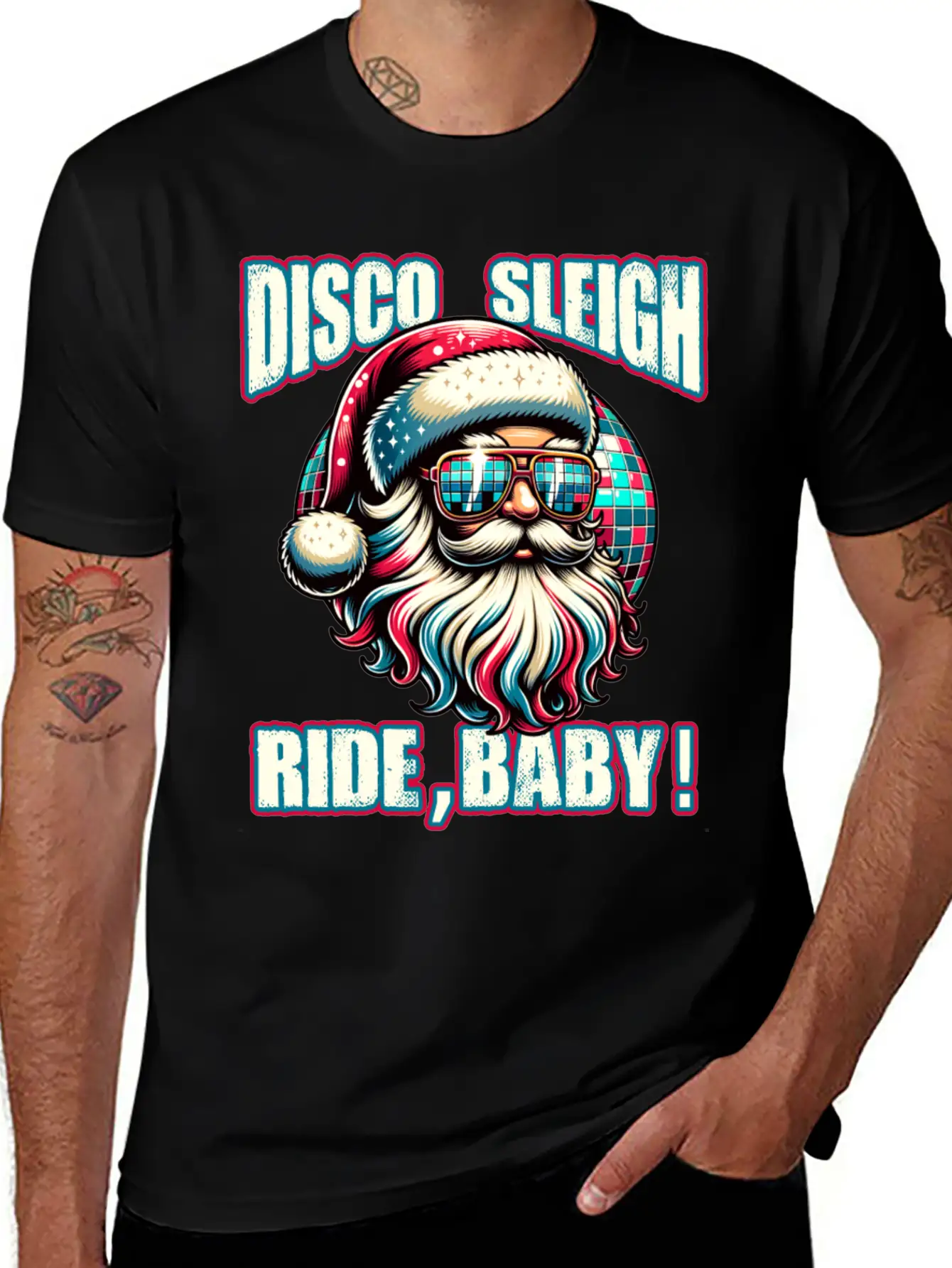 Disco Sleigh Rides Baby Essential Unisex Summer Tee – Soft Cotton Casual Fit