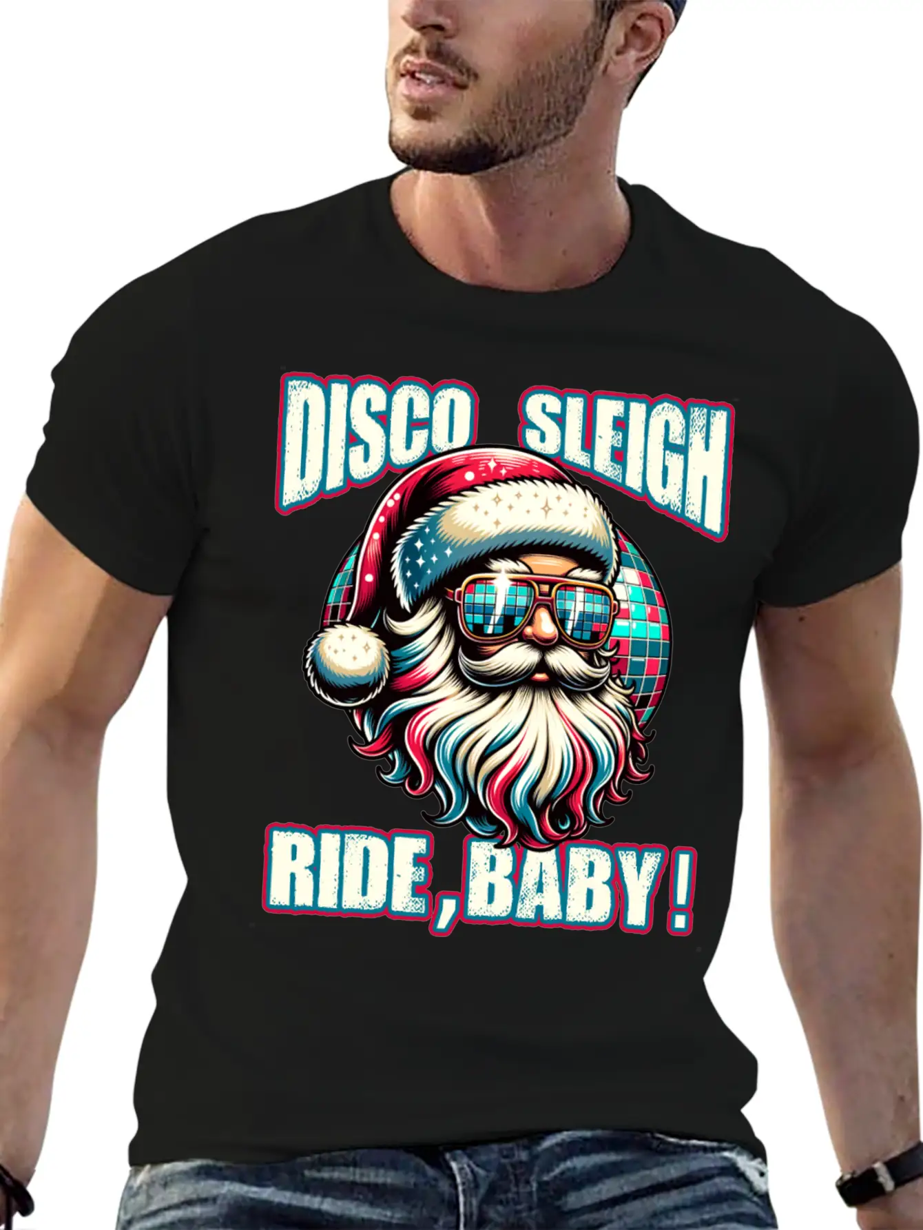 Disco Sleigh Rides Baby Essential Unisex Summer Tee – Soft Cotton Casual Fit
