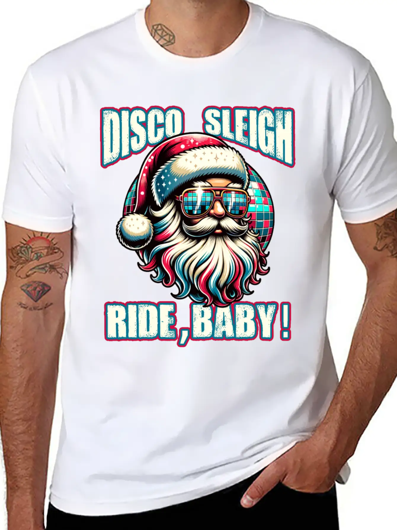 Disco Sleigh Rides Baby Essential Unisex Summer Tee – Soft Cotton Casual Fit