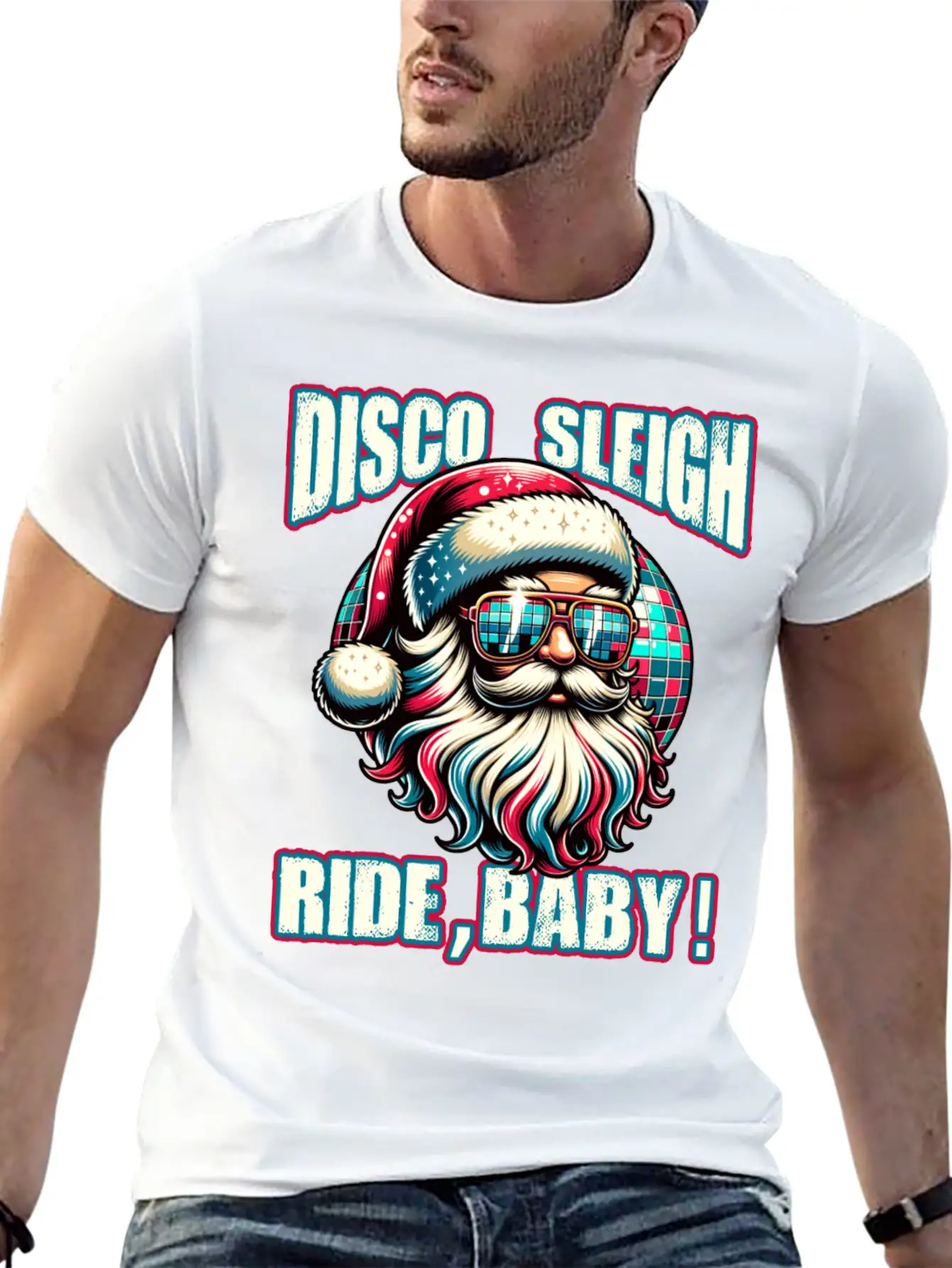 Disco Sleigh Rides Baby Essential Unisex Summer Tee – Soft Cotton Casual Fit