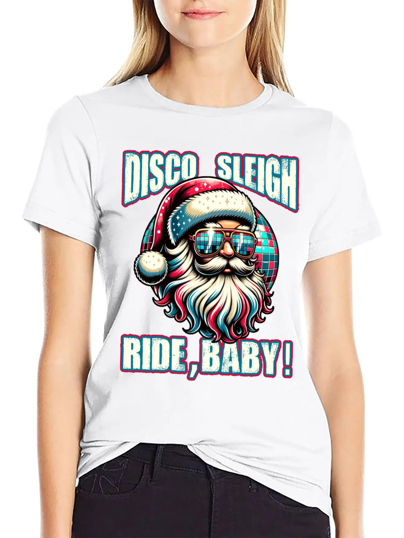 Disco Sleigh Rides Baby Essential Unisex Summer Tee – Soft Cotton Casual Fit
